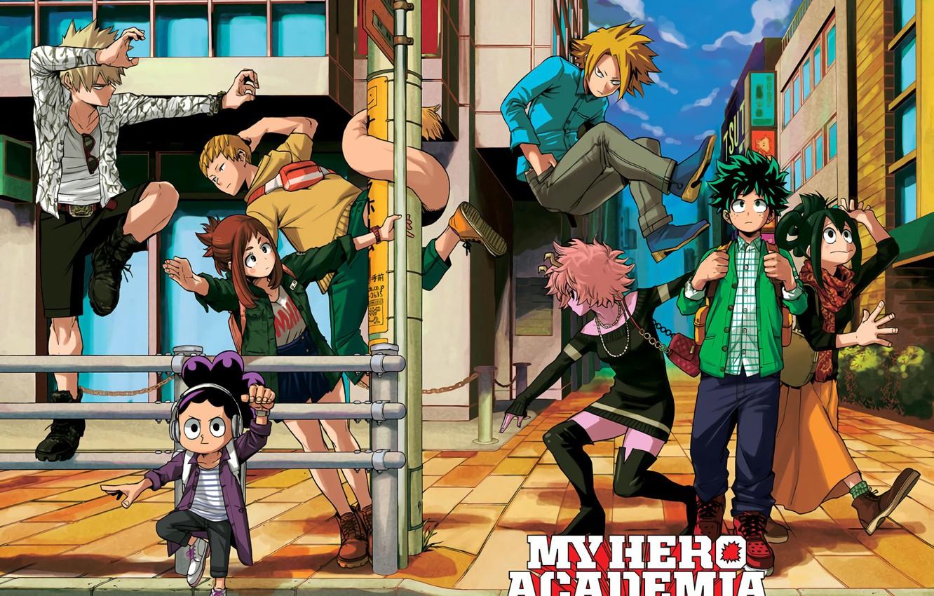 Wallpaper city, anime, hero, manga, powerful, strong, yuusha
