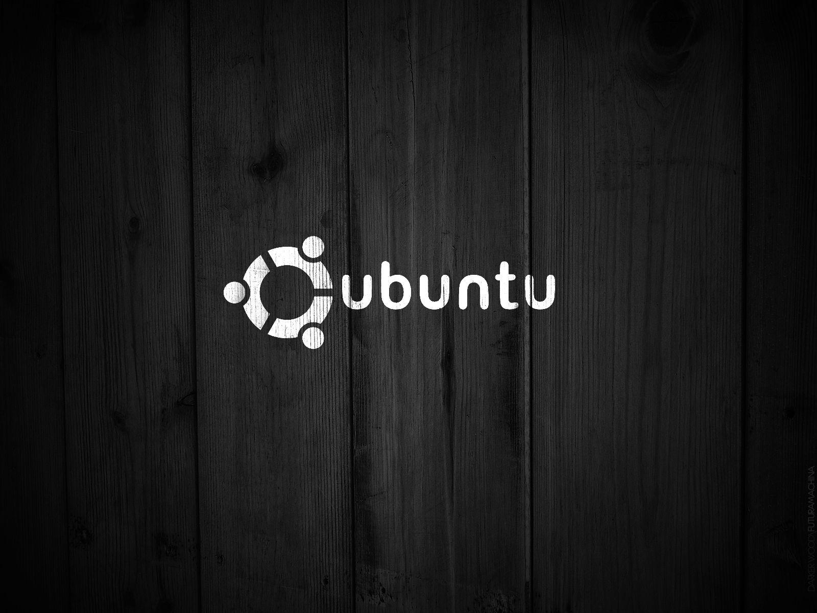 Ubuntu HD Logo Wallpaper. Black wallpaper, Desktop wallpaper, Wallpaper
