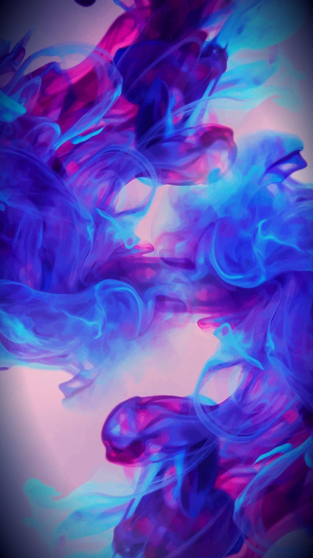 screensaver #colors #colours #wallpaper #smoke #ink