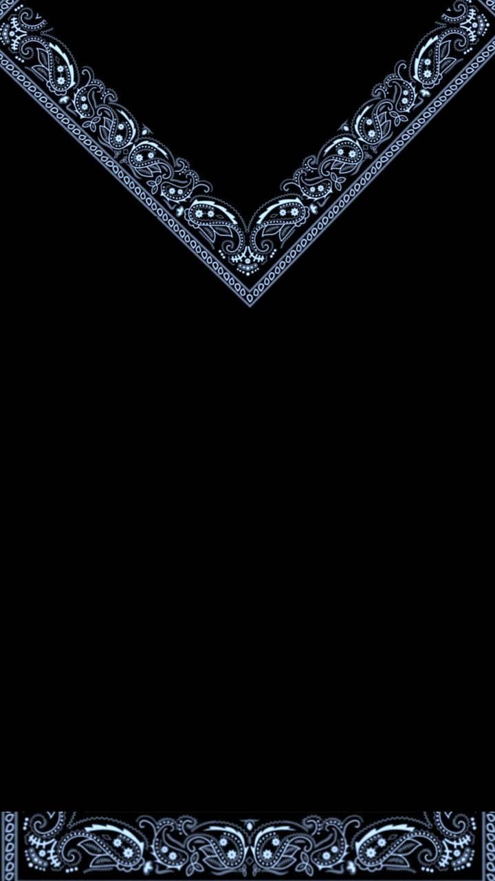 Blue bandana wallpaper