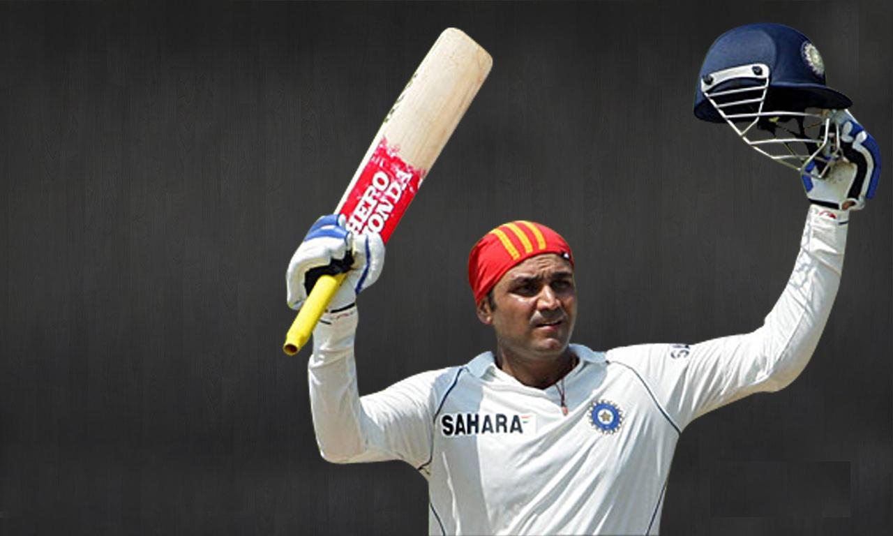 Virender Sehwag Test 300 Wallpaper