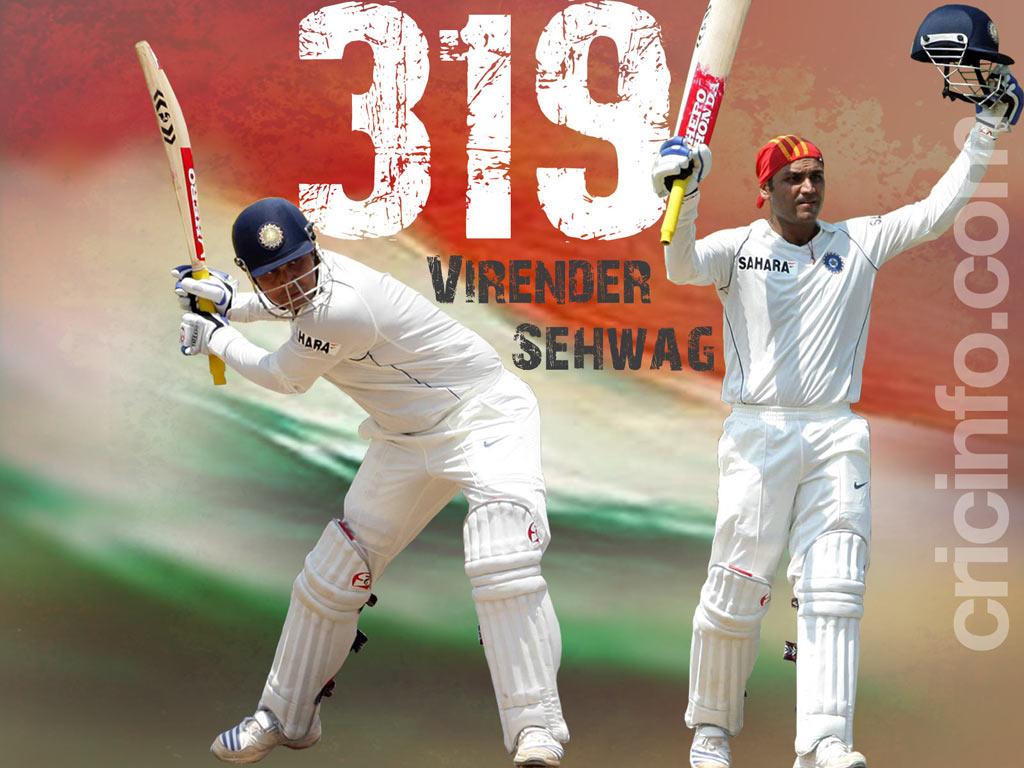 Virender Sehwag Wallpaper Sehwag 319 Runs