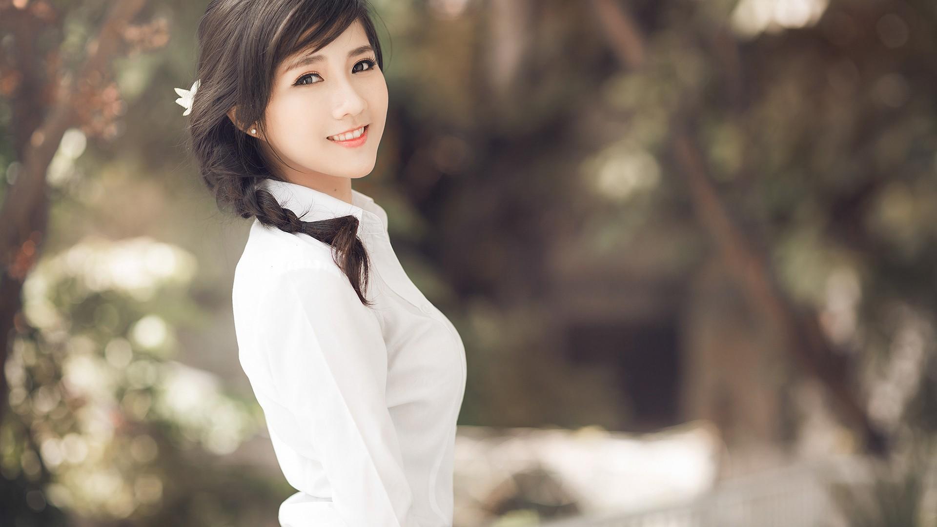 Asian Girl Wallpaper HD Background Free Download