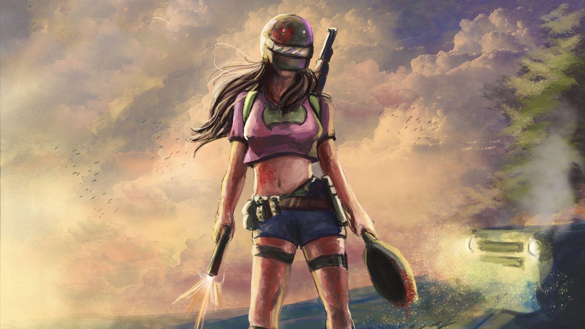 Anime Girl PUBG Wallpapers - Wallpaper Cave