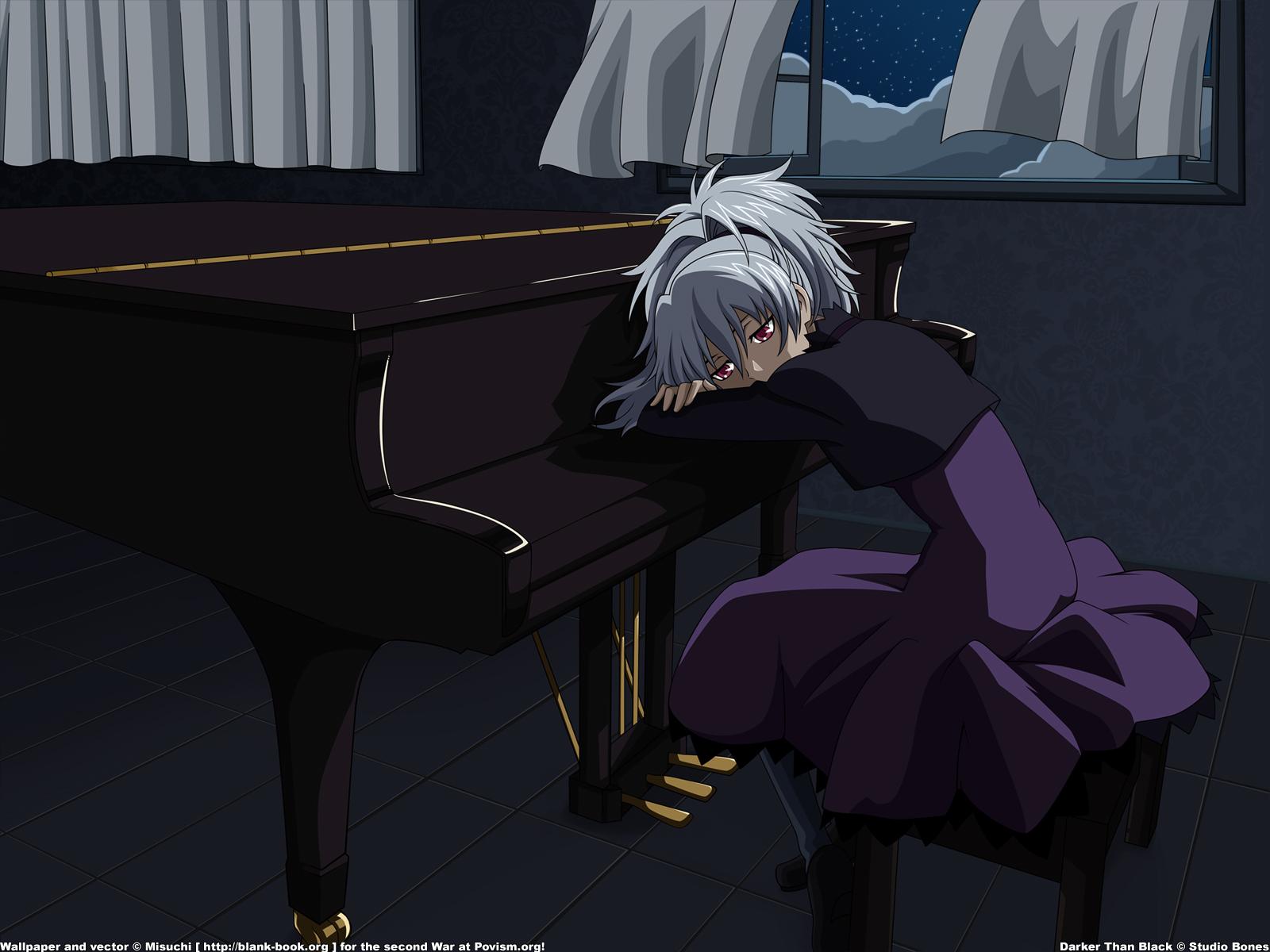 Desktop Wallpaper Darker than Black Anime