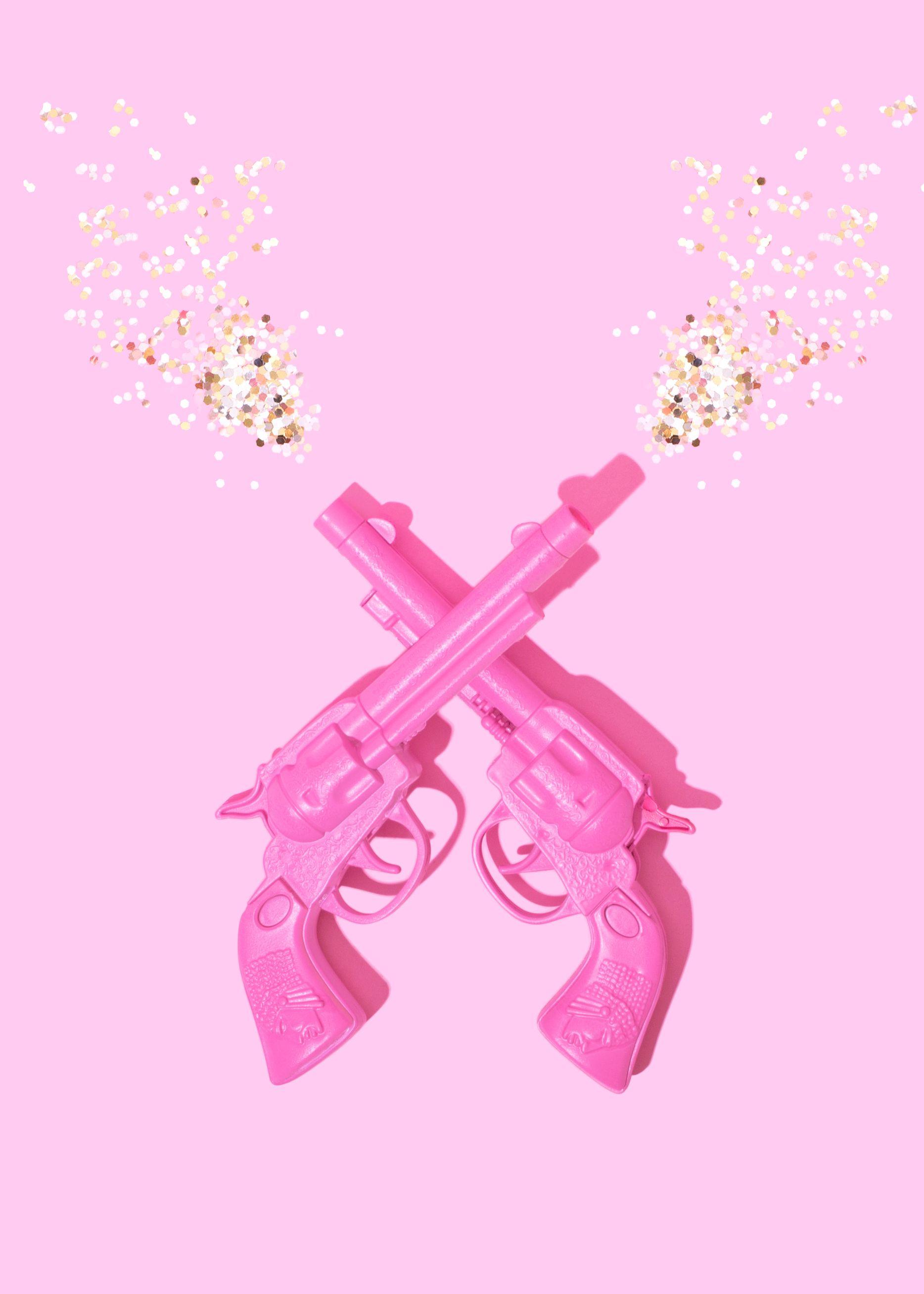 Confetti Pistols // Violet Tinder Studios. Pink aesthetic