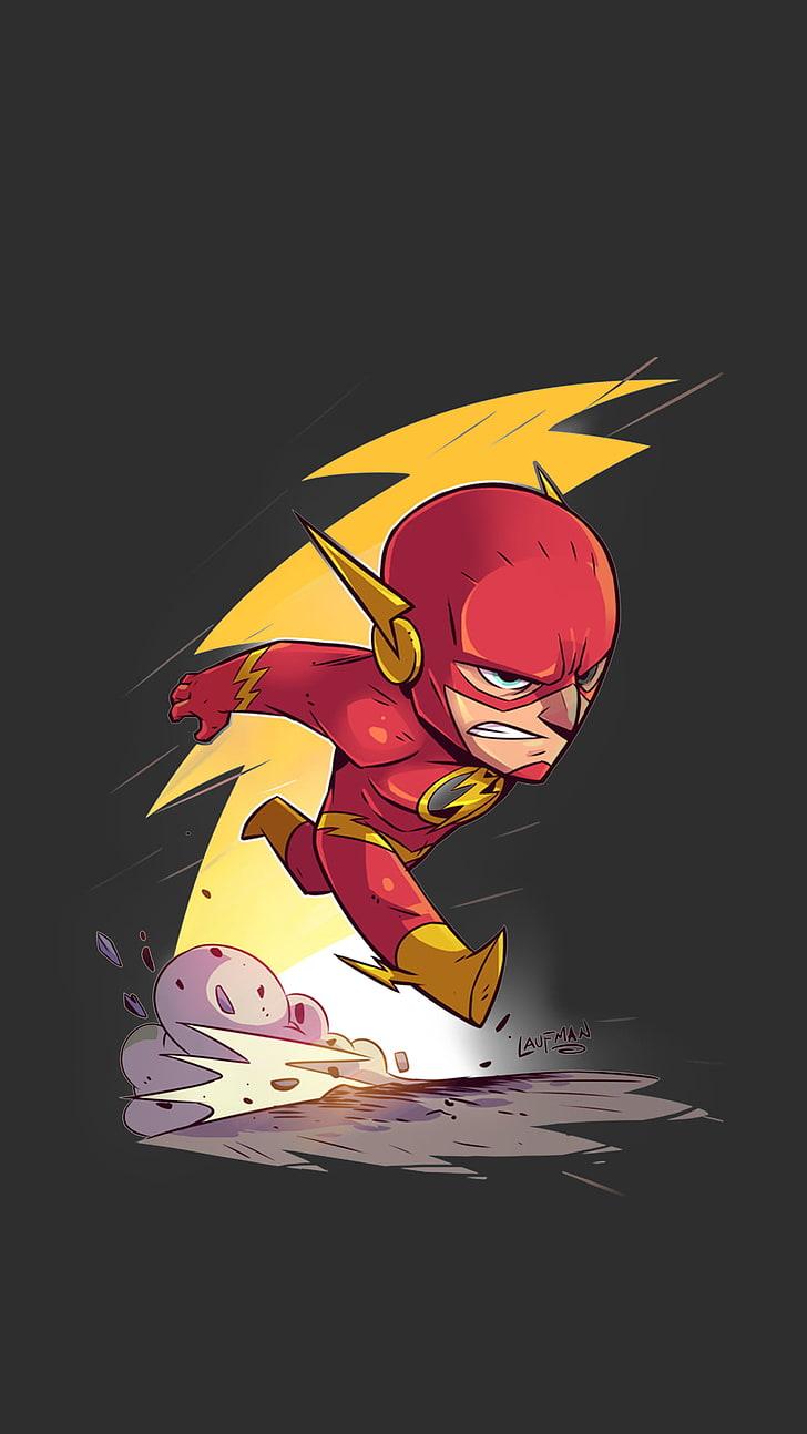 HD wallpaper: The Flash illustration, superhero, DC Comics