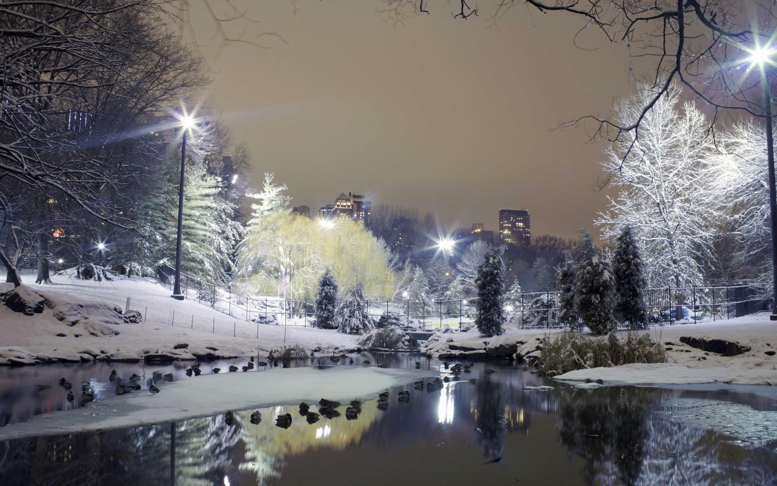 water, landscapes, snow, cityscapes, city lights, lakes