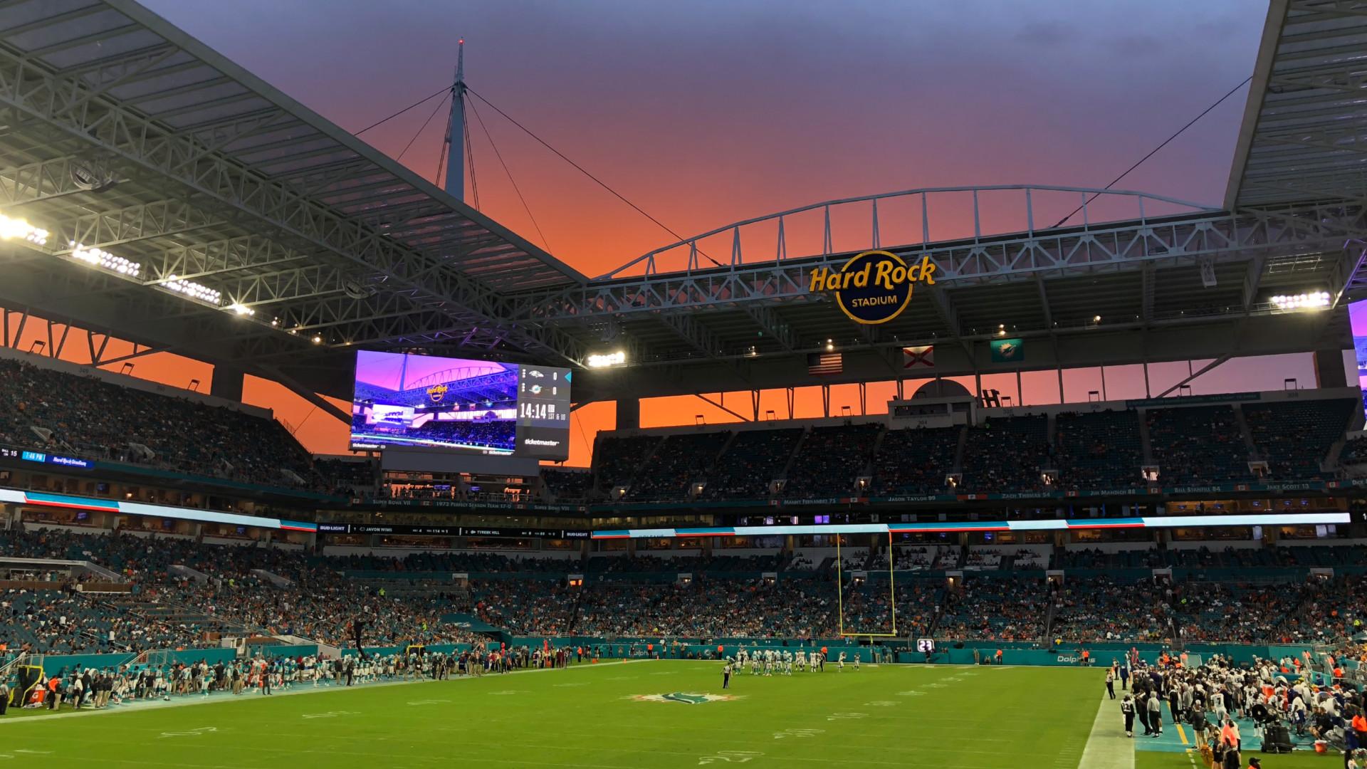 Miami Dolphins Pre Season At The Hard Rock Stadium