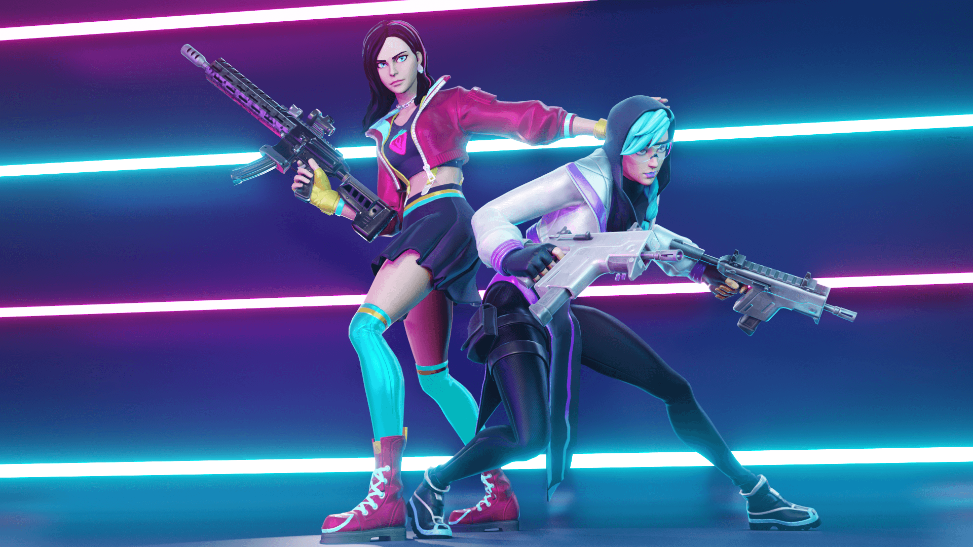 Neon Duo Synapse and Rox Render