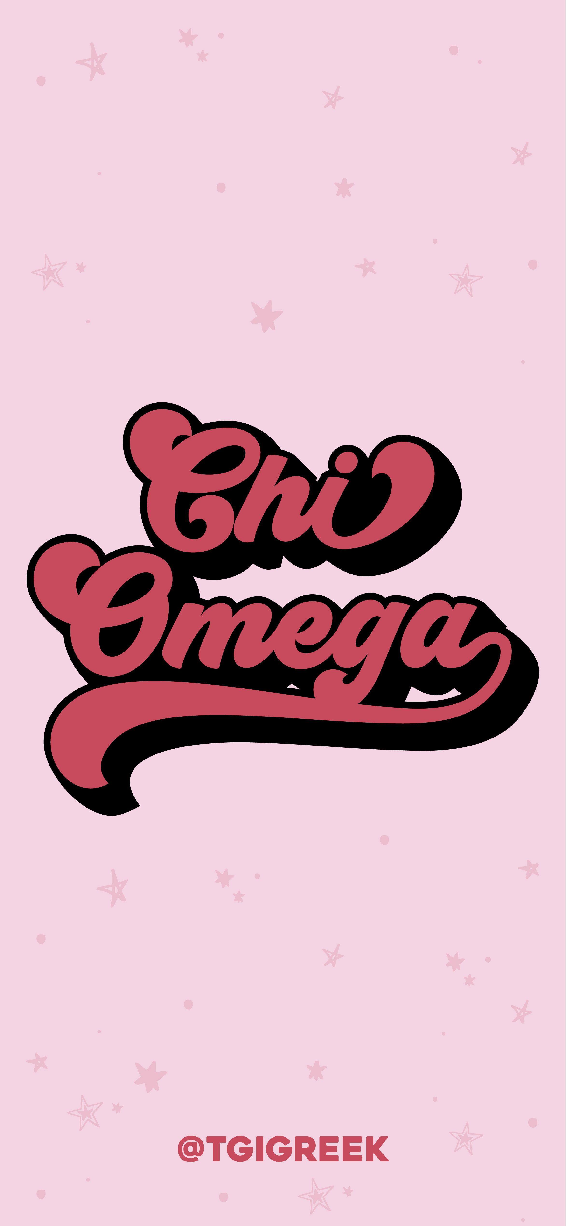 TGI Greek phone background! Chi Omega #phonebackground