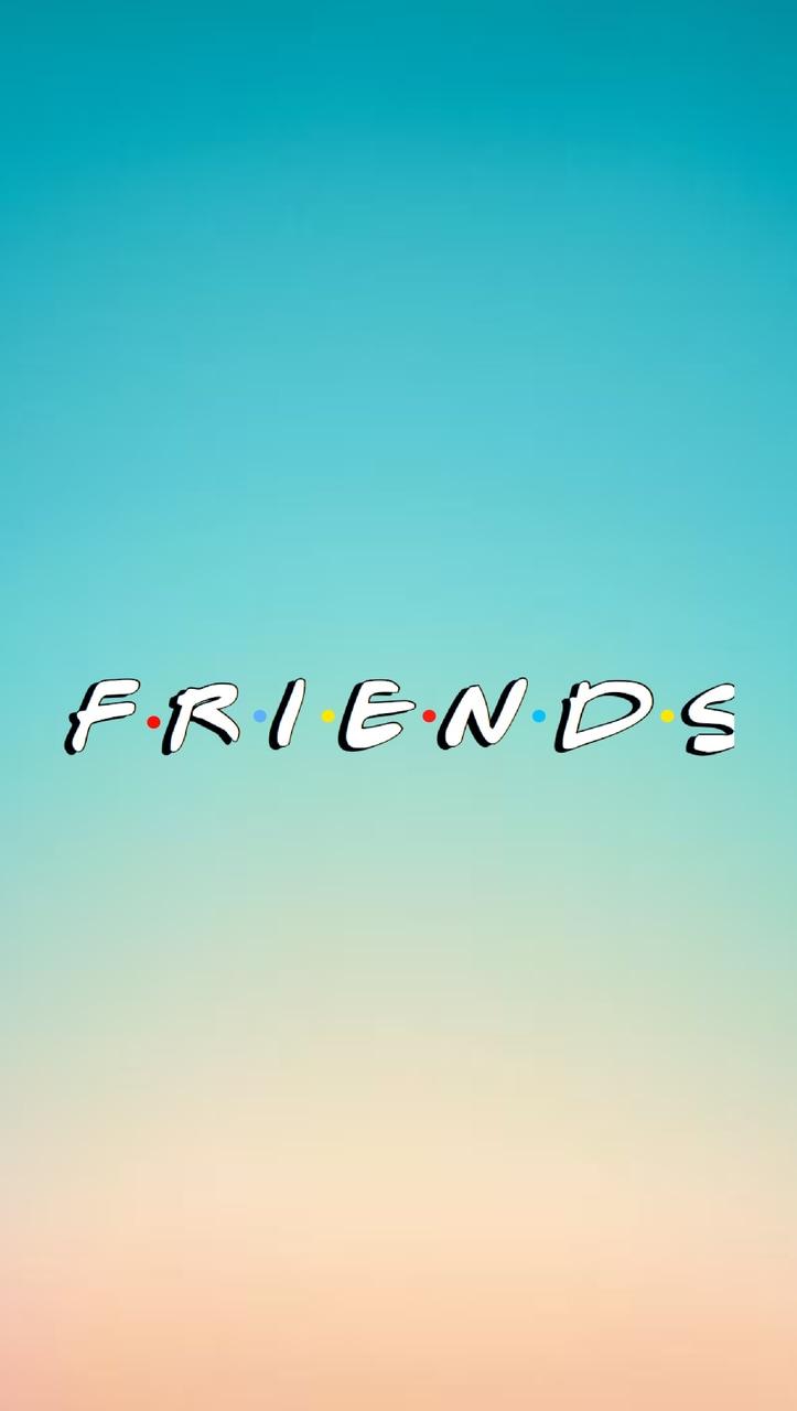 Friends wallpaper iPhone ombré free to use