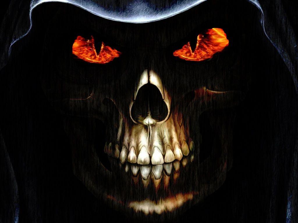 image of skulls. Evil Skull 3D. Skull