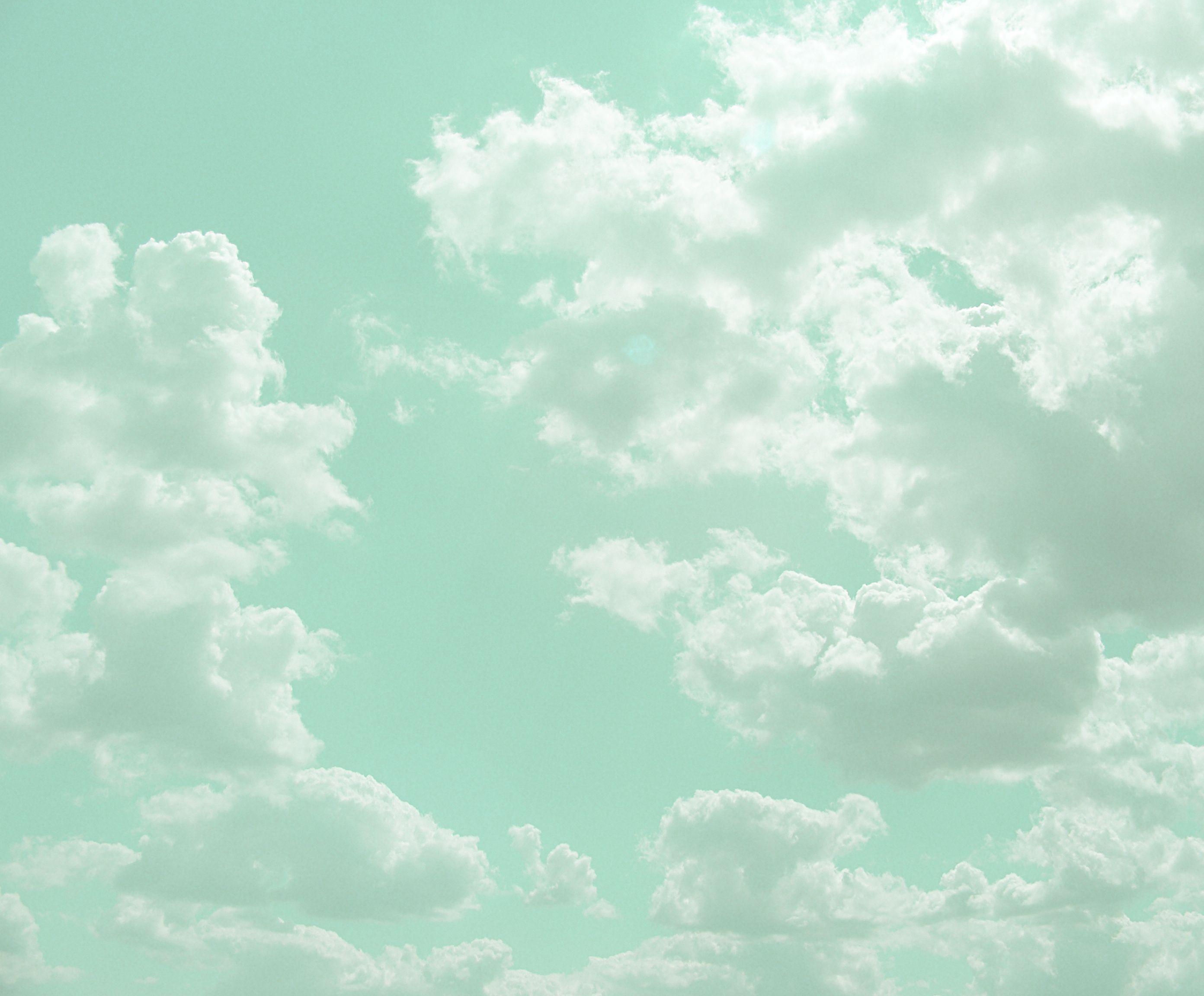 Green Aesthetic Clouds Wallpapers - Wallpaper Cave