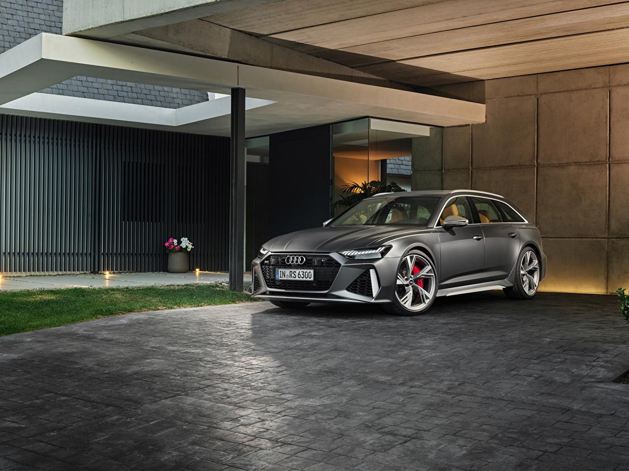 Desktop Wallpaper Audi Estate car 2019 RS 6 Avant Worldwide