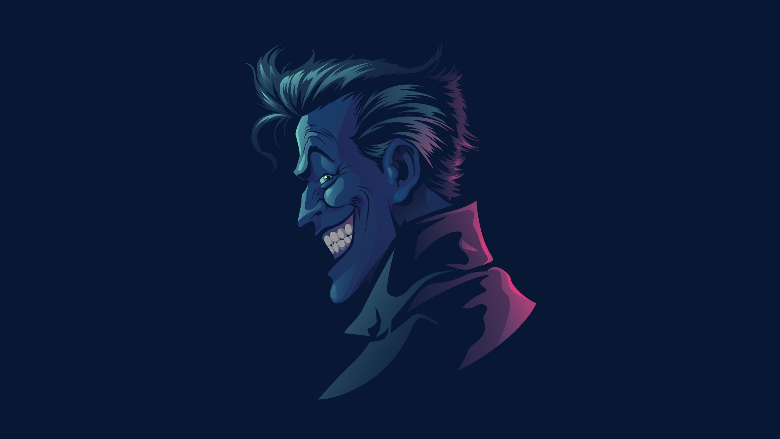 Joker (Joker) Minimalist Wallpaper 4k Ultra HD