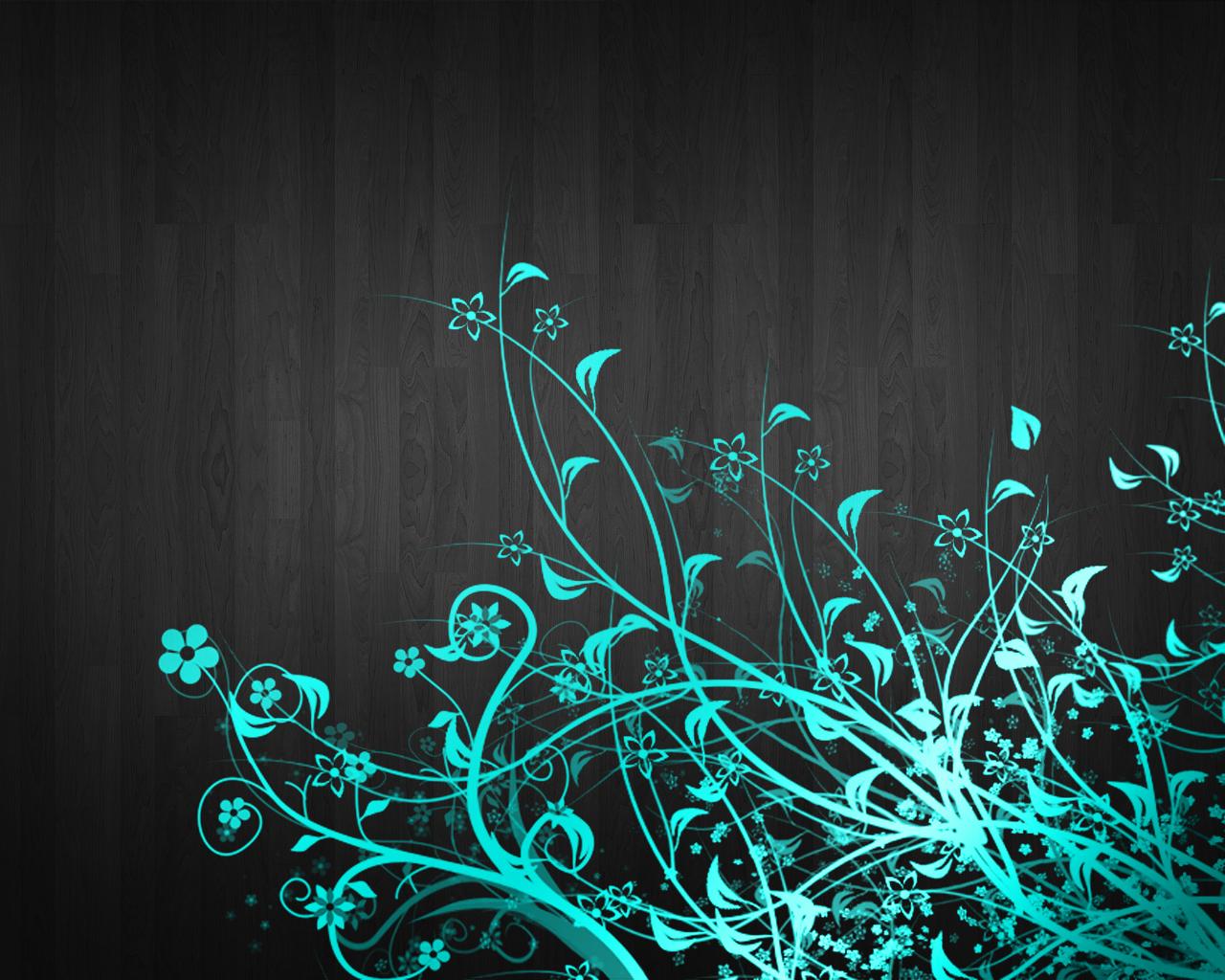 abstract, flowers, wood, vector wallpaper