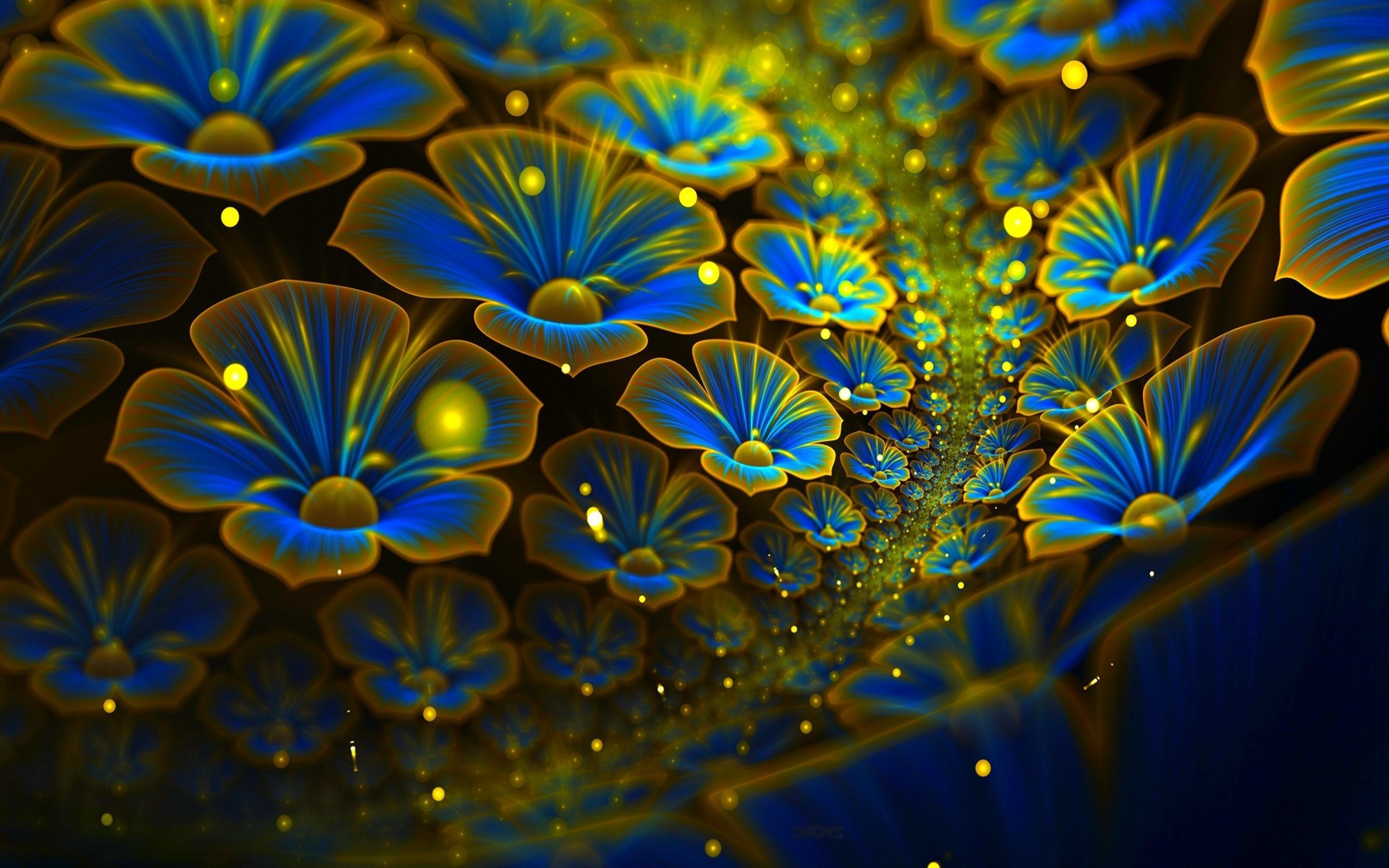 abstract flowers fractal fractal flowers wallpaper