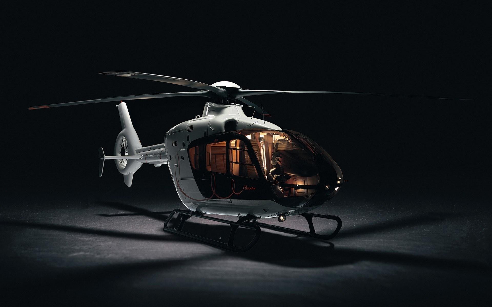 3D Helicopter Render CGI Desktop Wallpaper