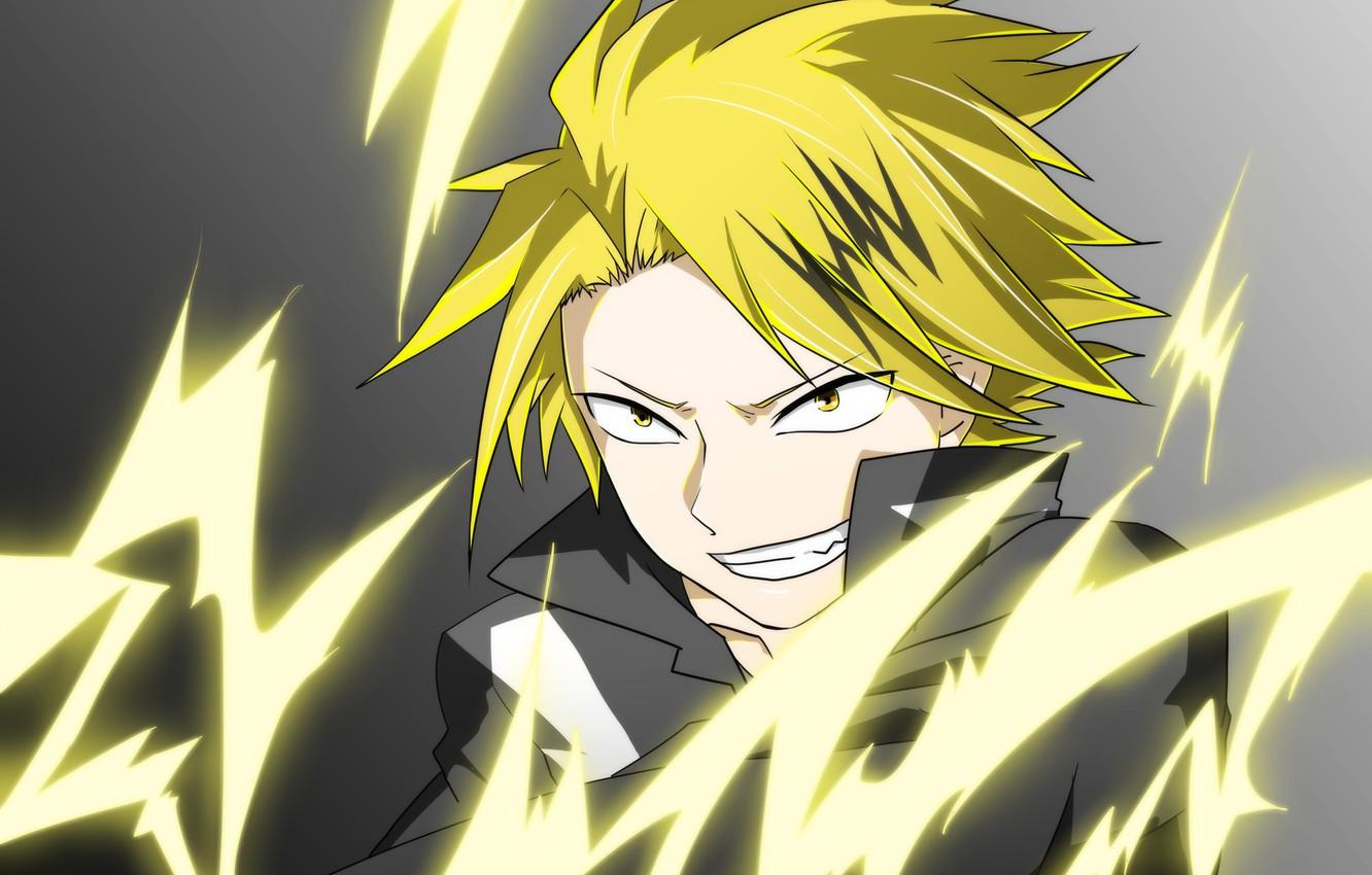 Wallpapers lightning, guy, fad, Boku No ...anime.goodfon.