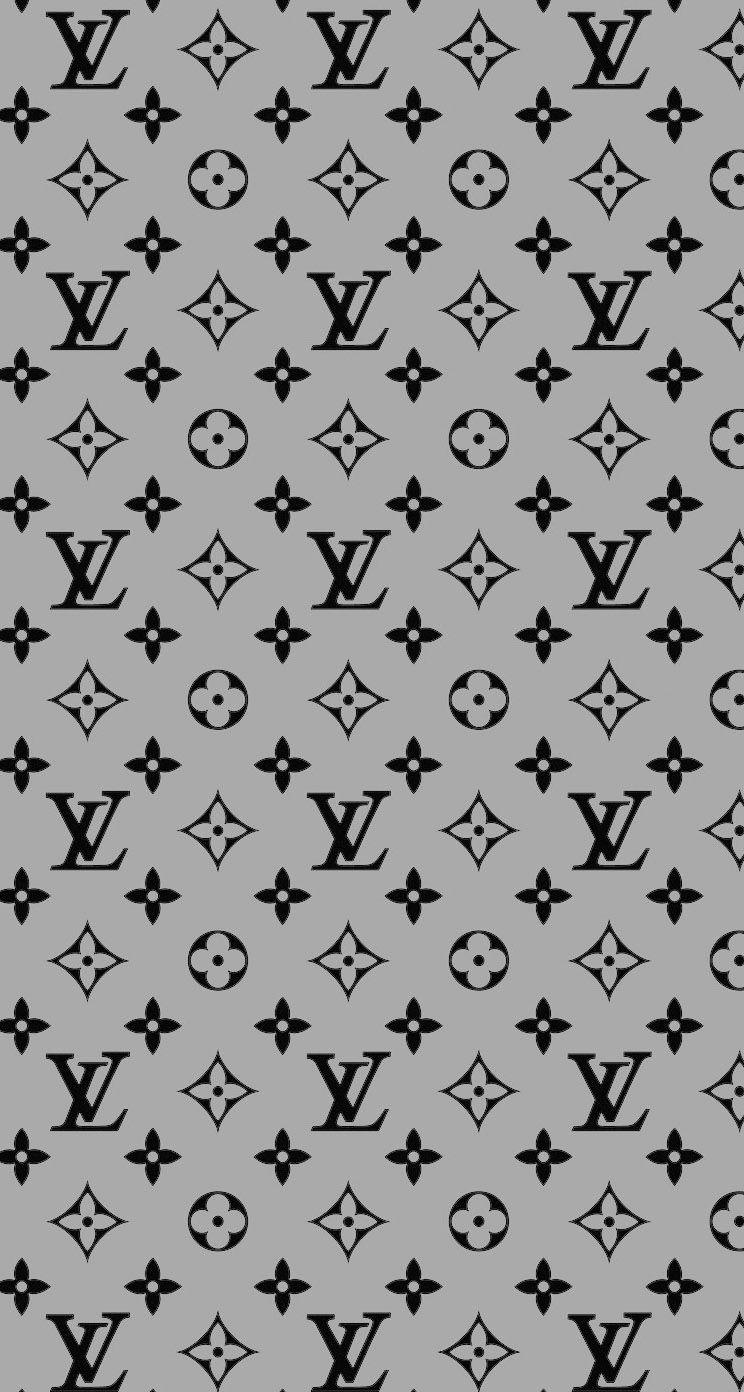 Download Gray Aesthetic Louis Vuitton Phone Wallpaper