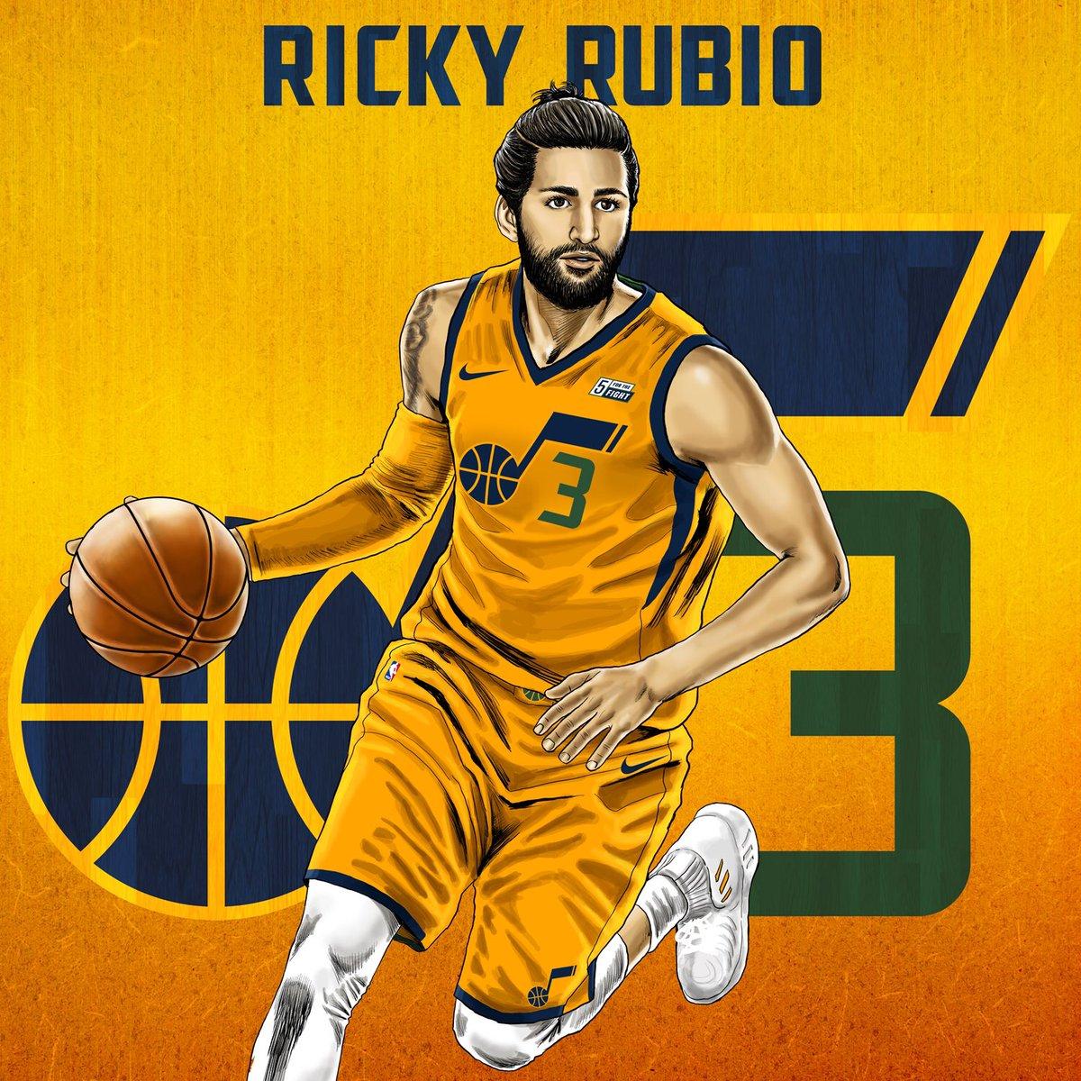 Ricky Rubio Utah Jazz Wallpaper