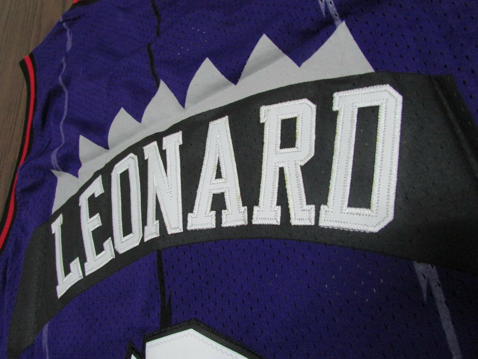 New Men's Toronto Raptors Leonard Purple Vintage Dragon Jersey