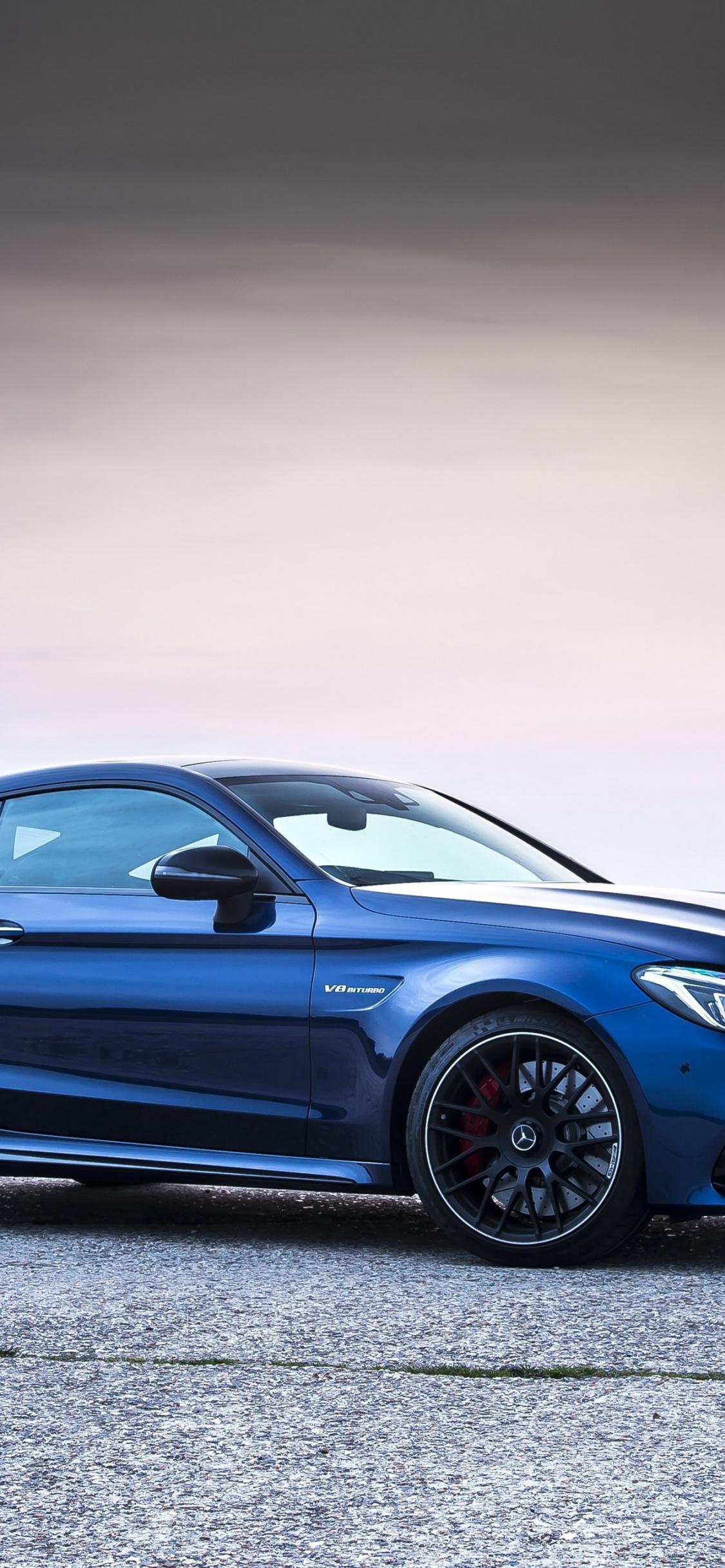 Download 1125x2436 Wallpaper Luxurious Sedan, Mercedes Benz