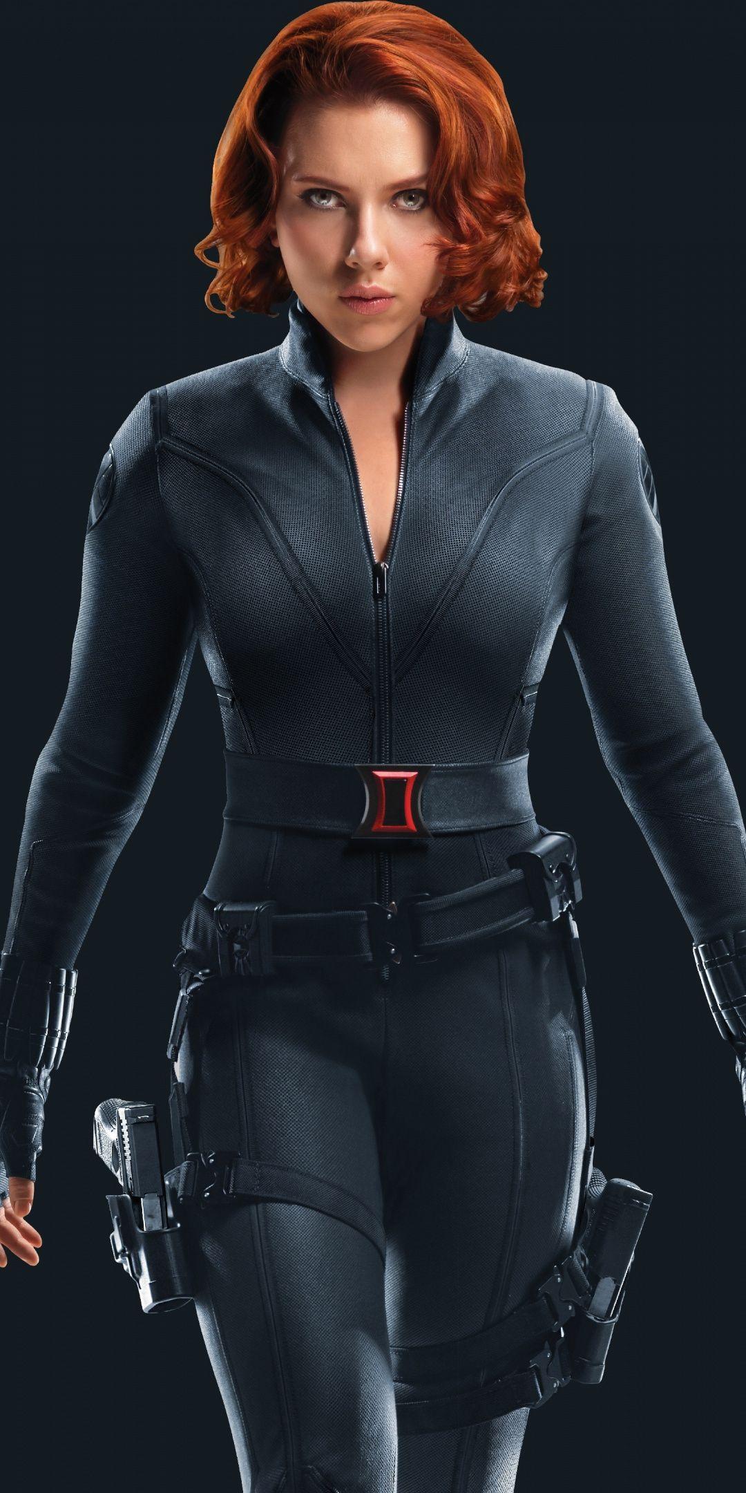 Dark, black widow, Scarlett Johansson, Marvel Comics, 1080x2160