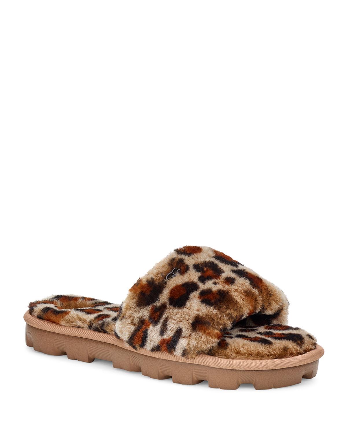 Cozette Leopard Slide Slippers