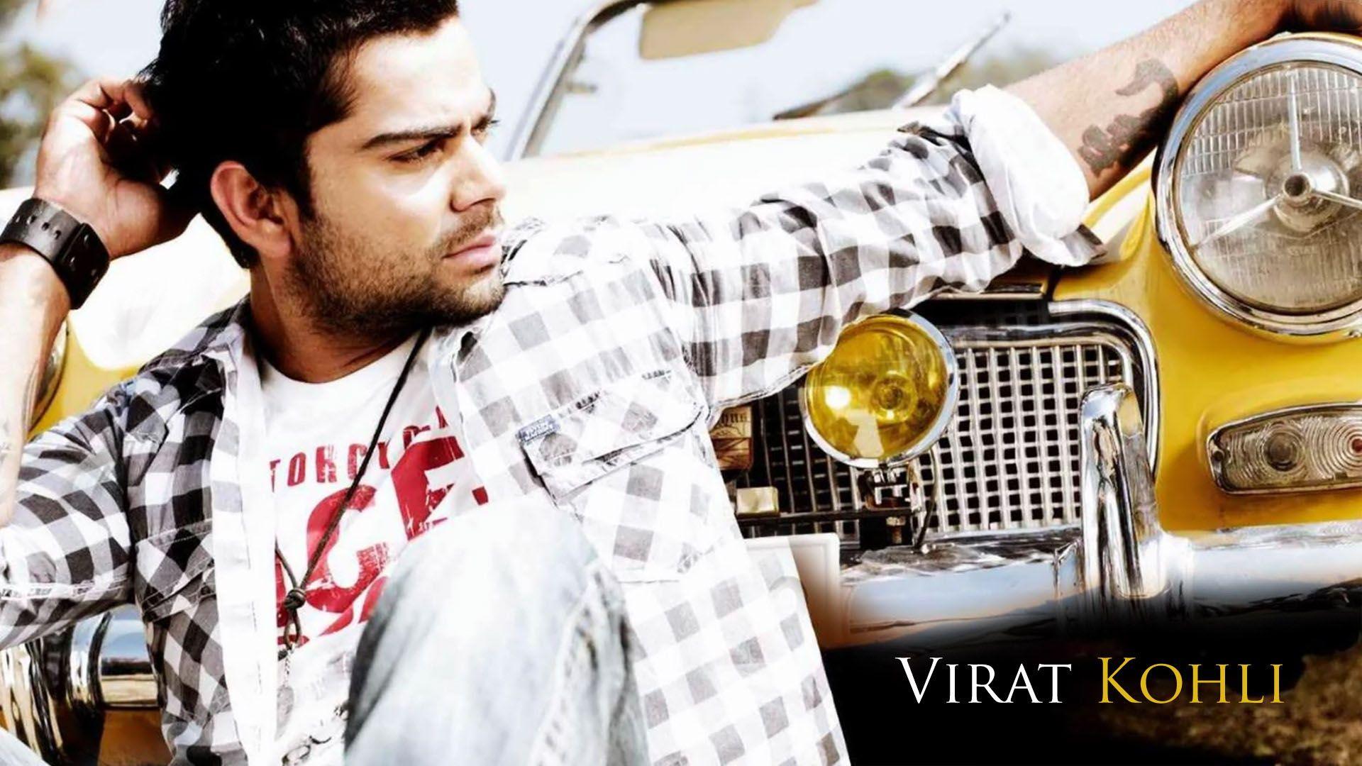 Virat Kohli Stylish Indian Cricketer Wallpaper. Cricket