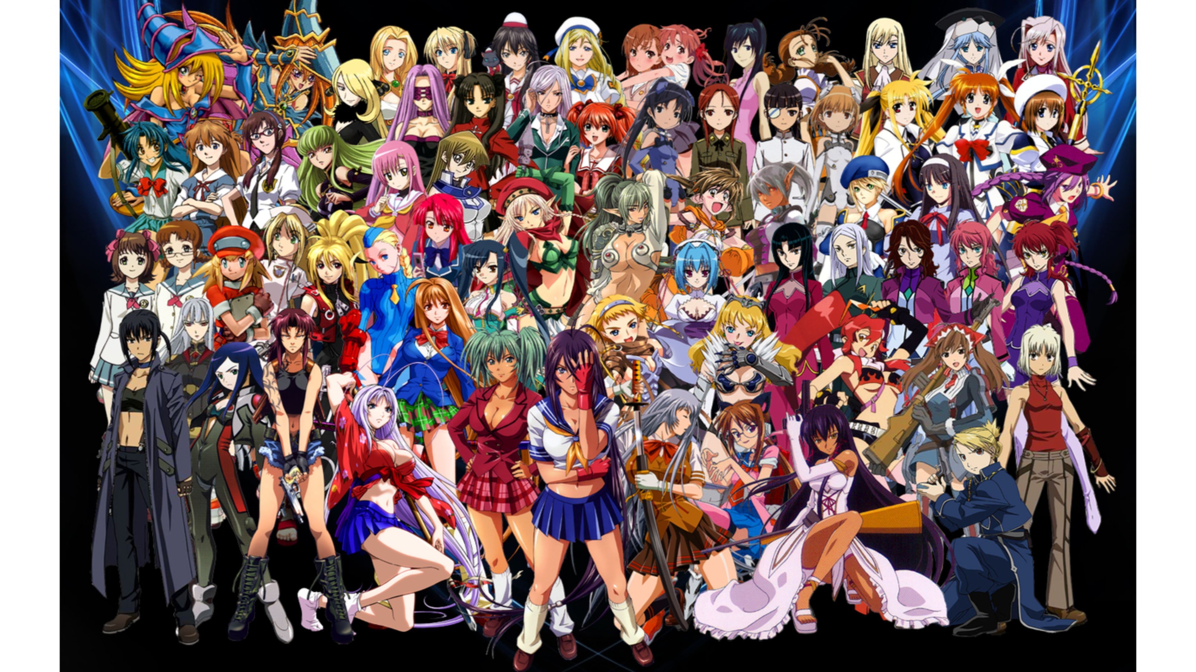 Using The God Arcs, All The Characters Together With, all anime together HD  wallpaper