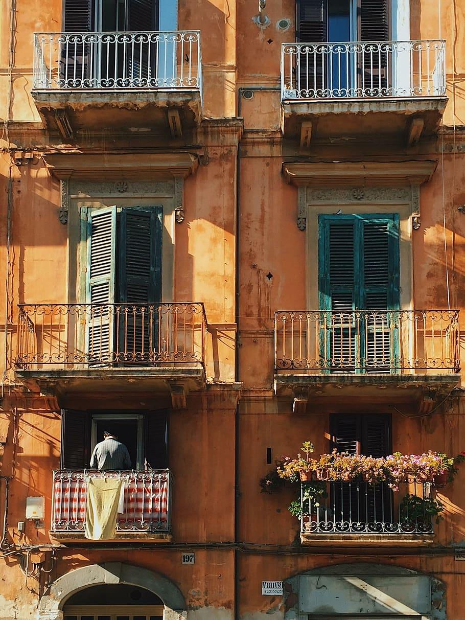 HD wallpaper: Window, Balcony, Life, Vintage, Pm, street, sunny