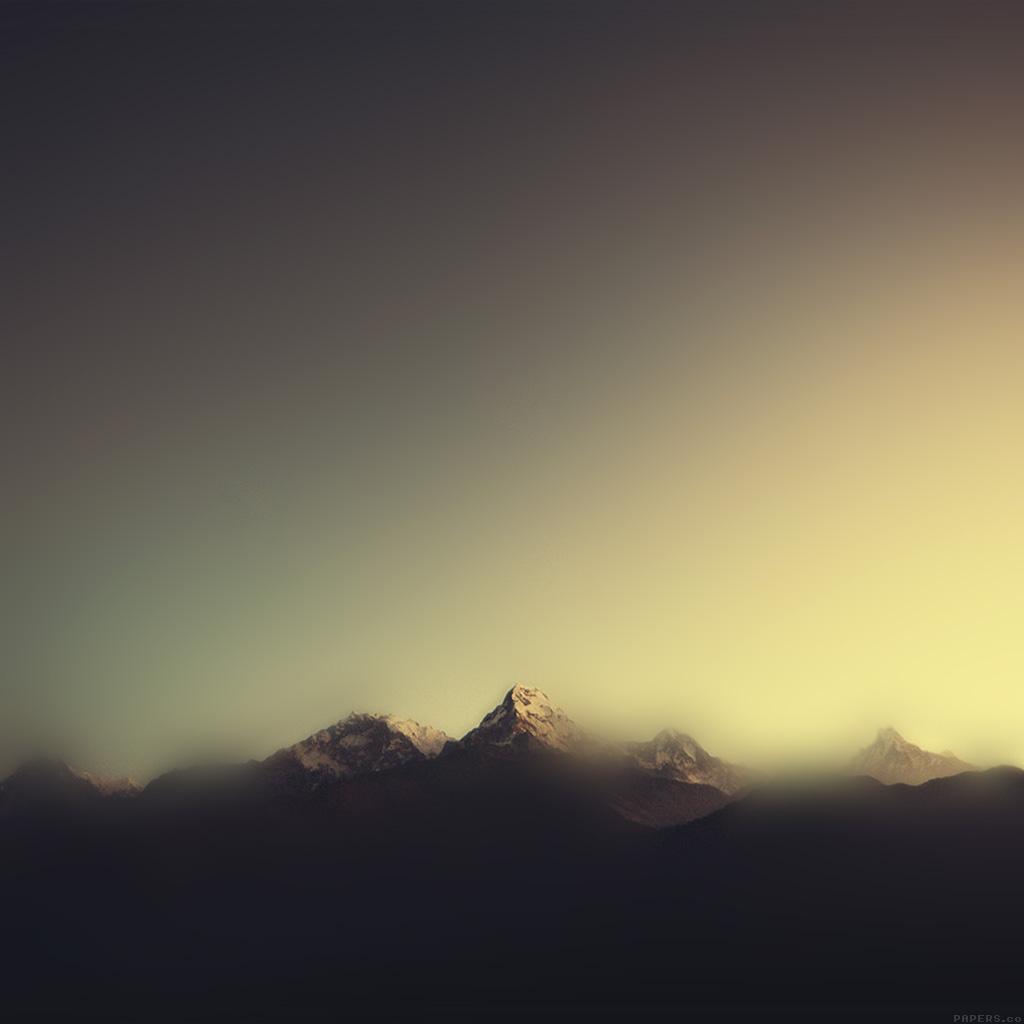 iPad wallpaper. mountain blur minimal nature