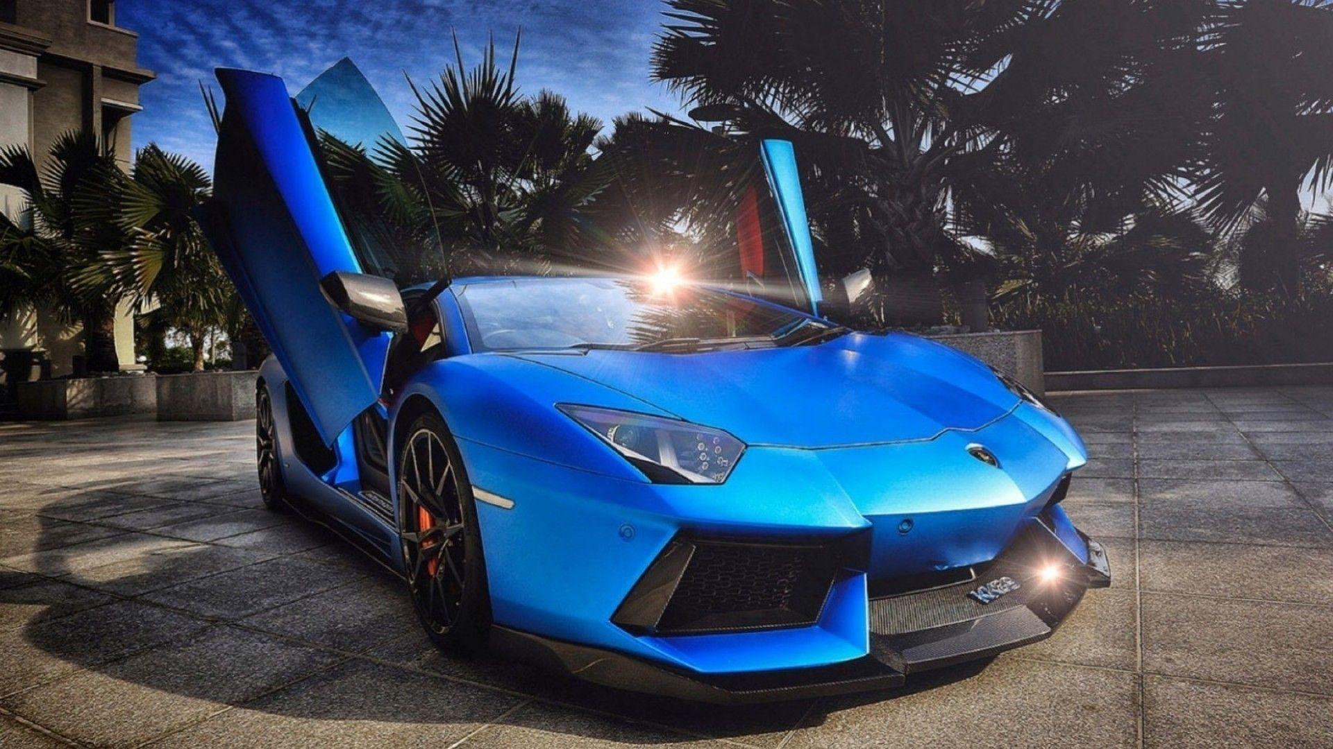 Blue Wallpaper Cool Lamborghini