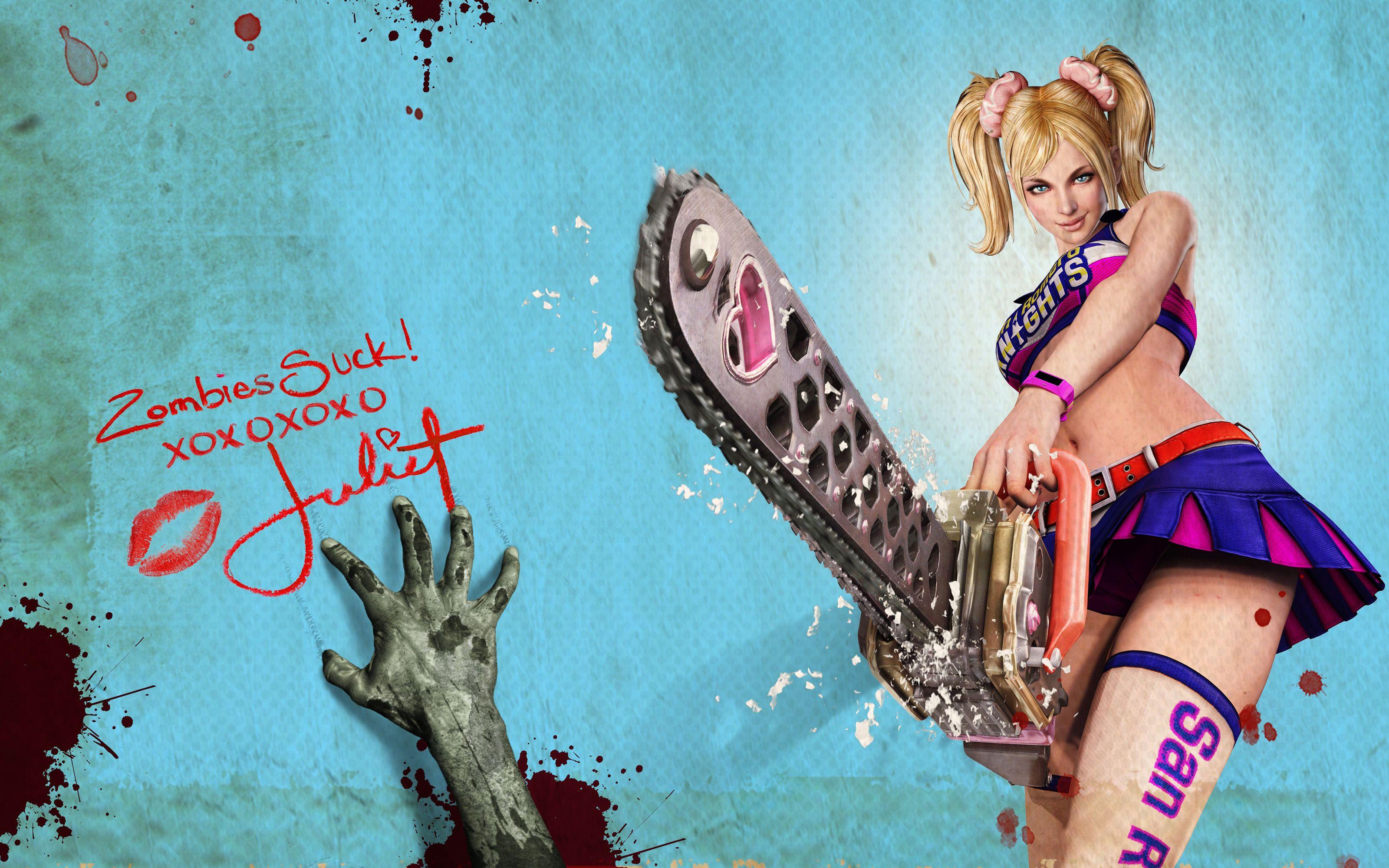 Juliet #Lollipop #Chainsaw Xo Xo Xo. Zombie Wallpaper