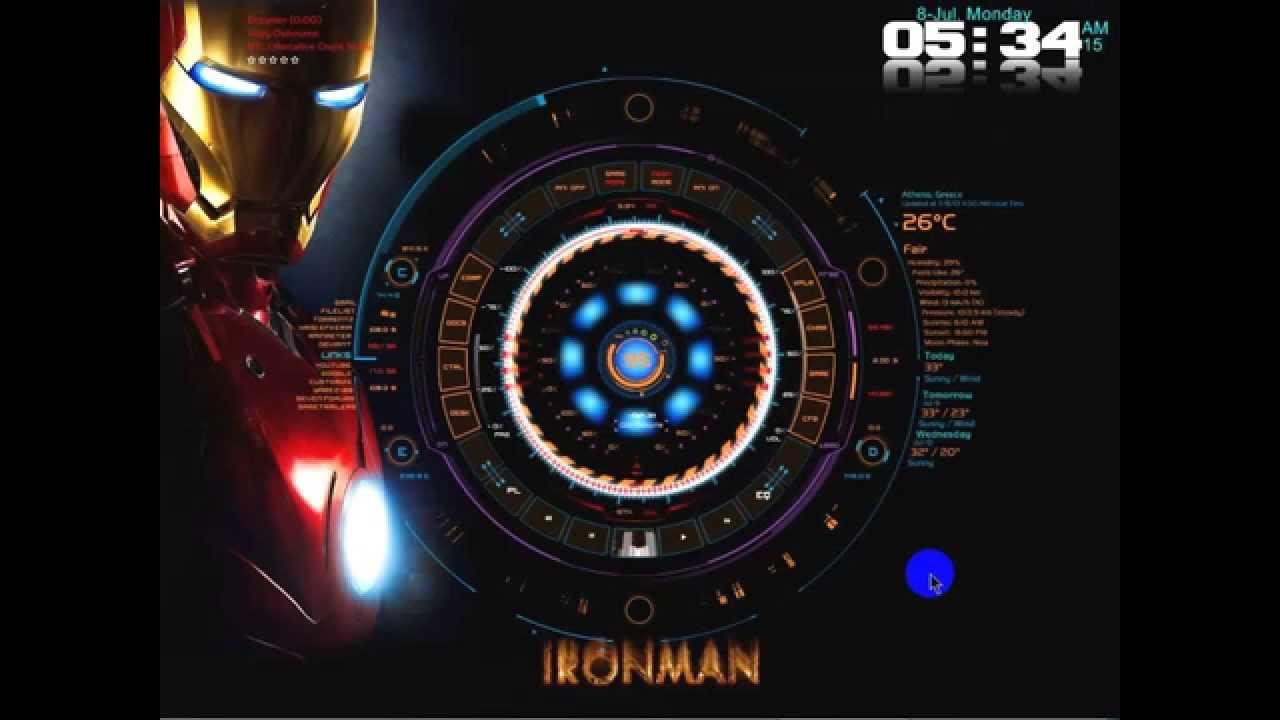My Customized Ironman Tech A Arc Reactor Desktop Mod