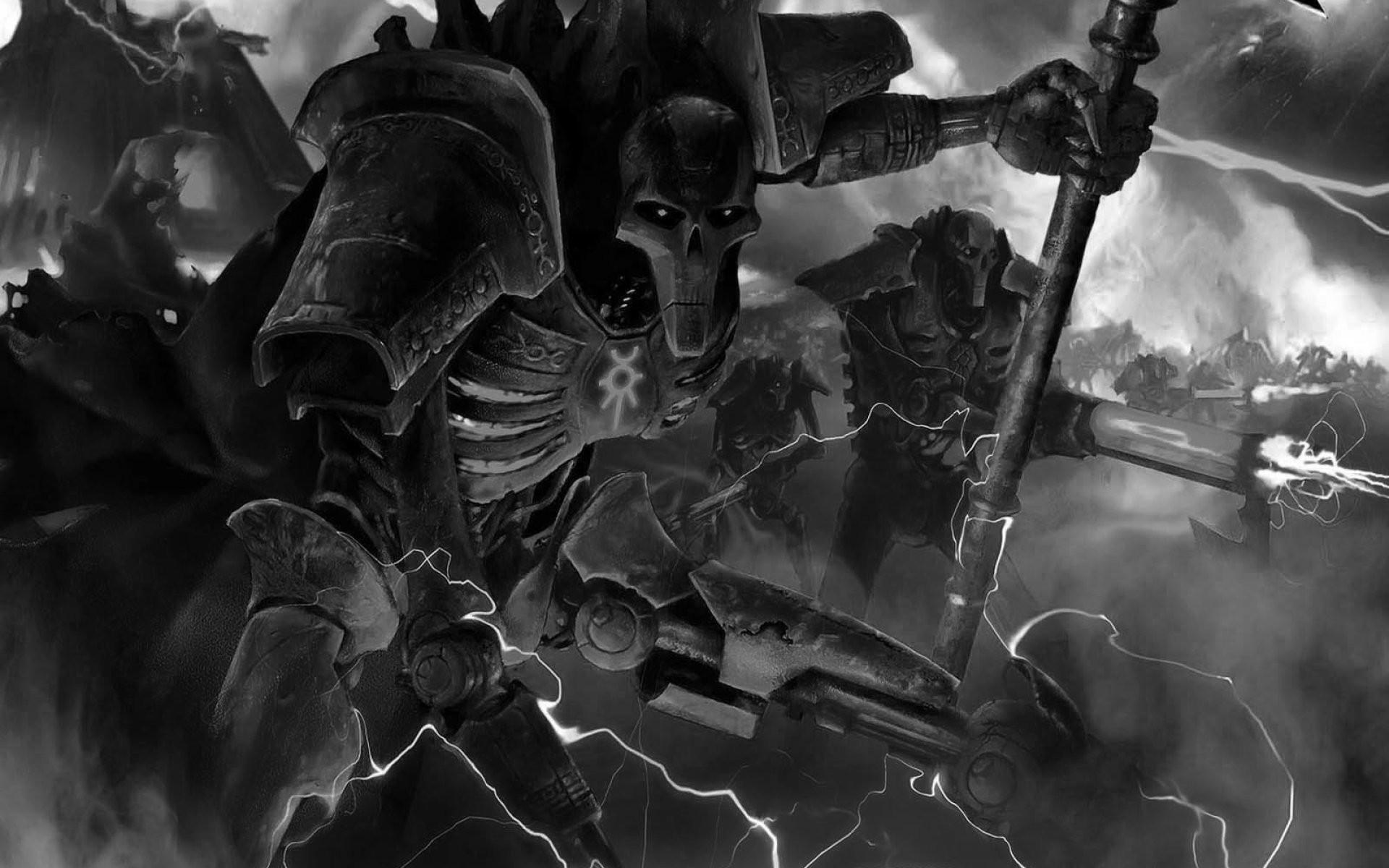 Action, Art, Dark, Wallpaper Warhammer, Fear, Warrior, War