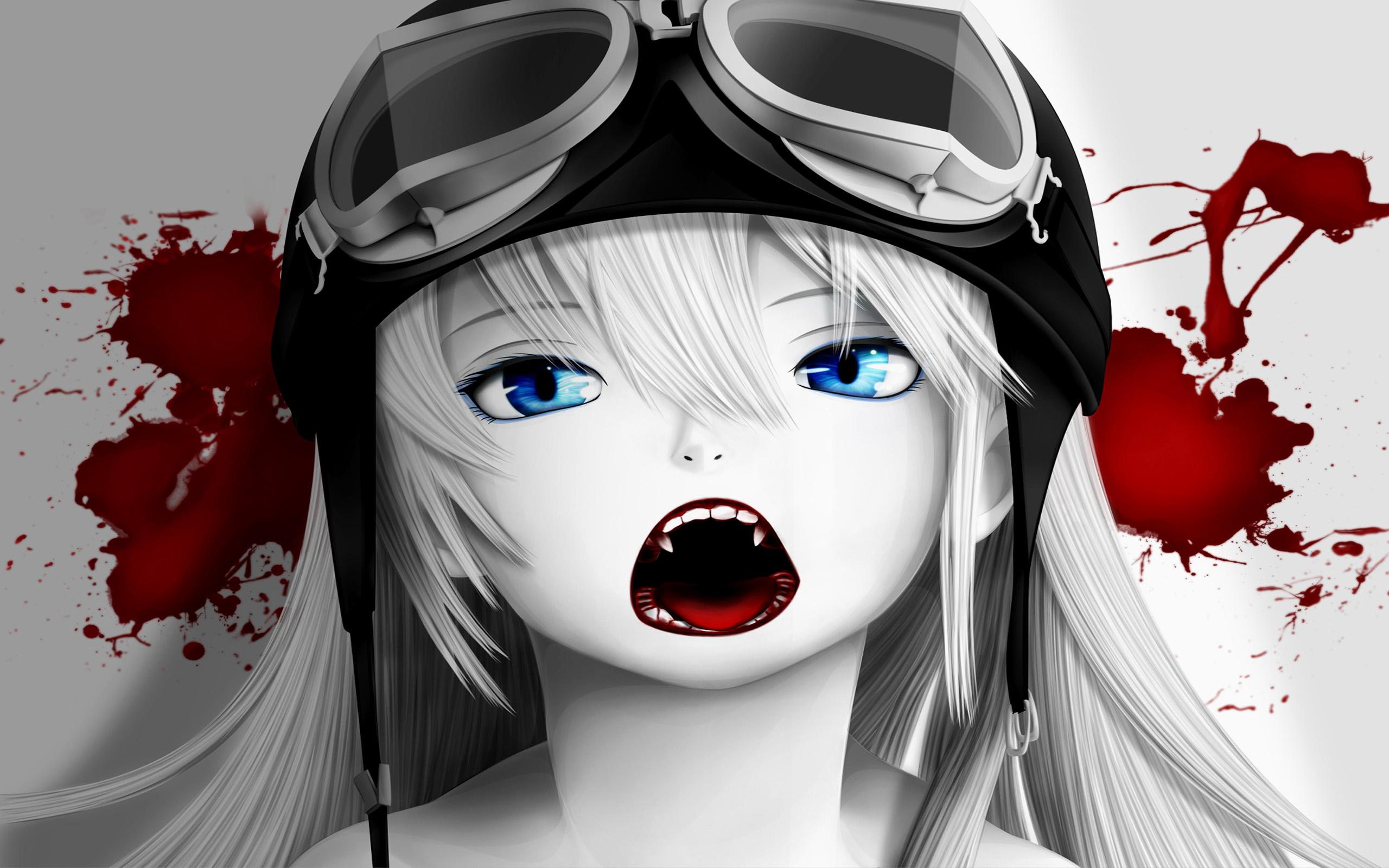 Bloody Anime Girl Desktop Wallpapers - Wallpaper Cave