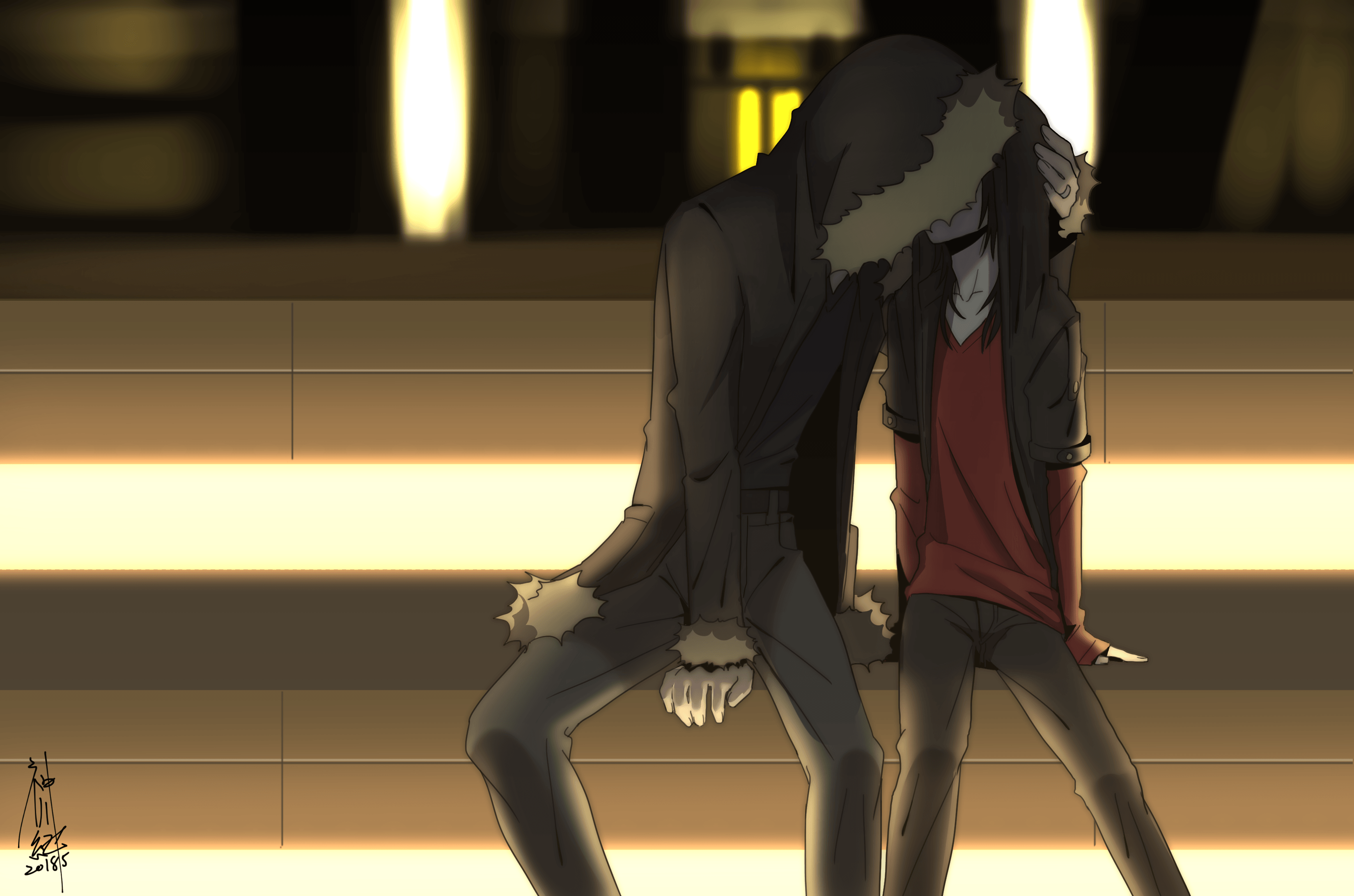 Tei Azuma, Izaya Orihara, Durarara!!, Anime, Yaoi wallpaper