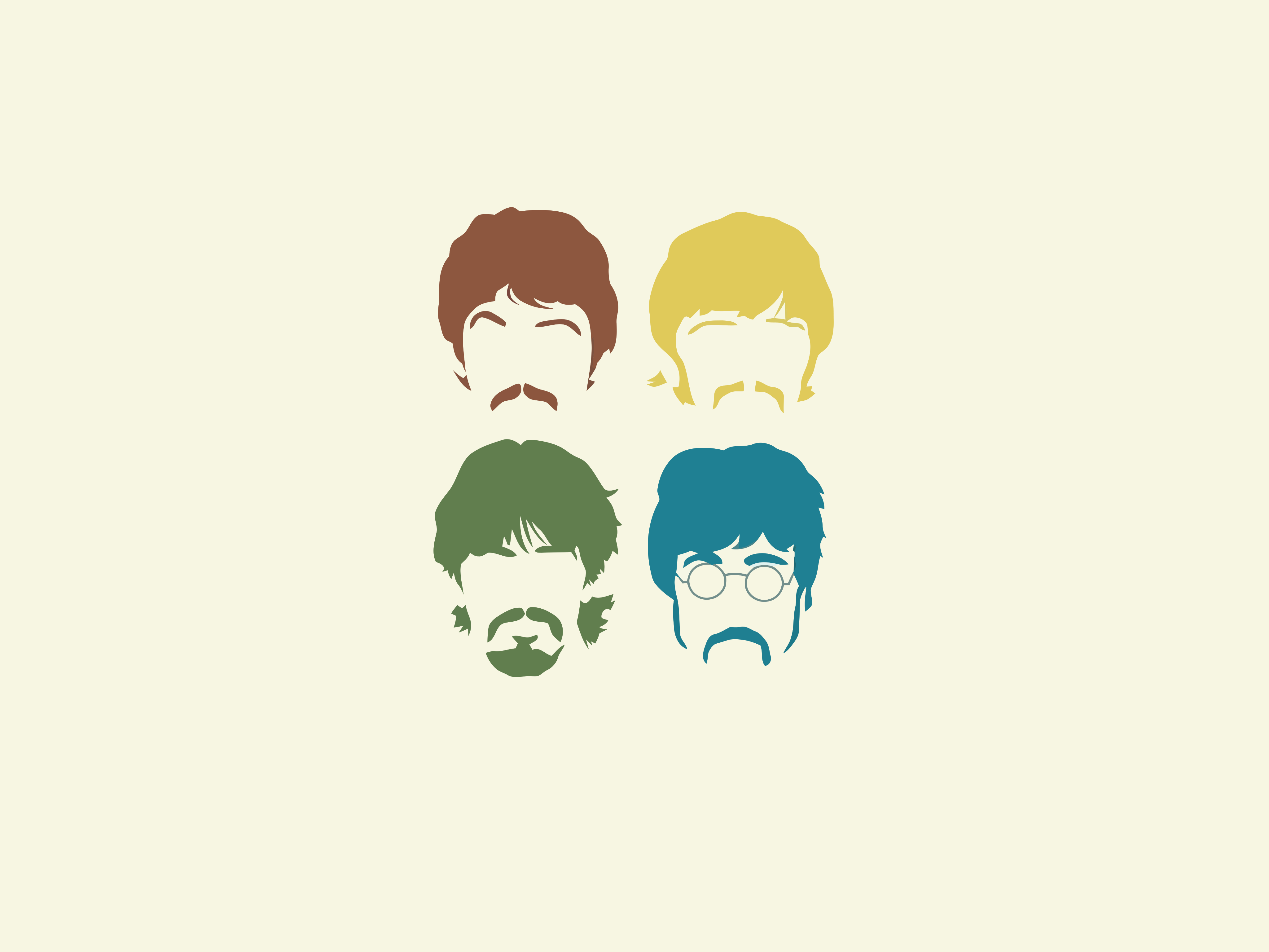 music, #The Beatles, #artwork, #minimalism, wallpaper