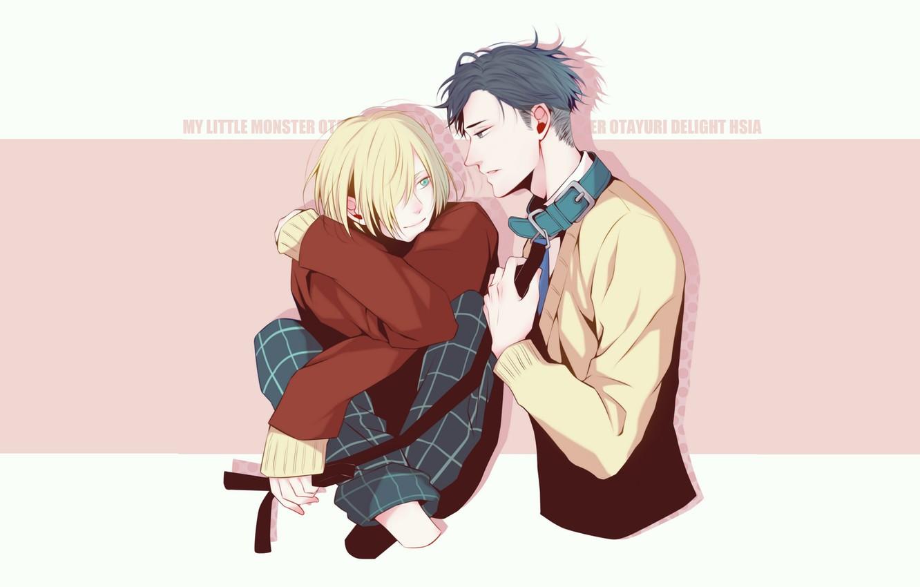 Wallpaper anime, art, guys, Yuri, Yuri on Ice, Otabek image
