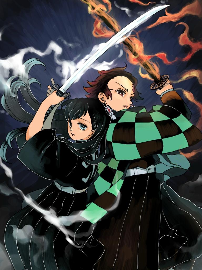 2560x1440 Resolution Demon Slayer Kimetsu No Yaiba 4k Minimal 1440P  Resolution Wallpaper  Wallpapers Den