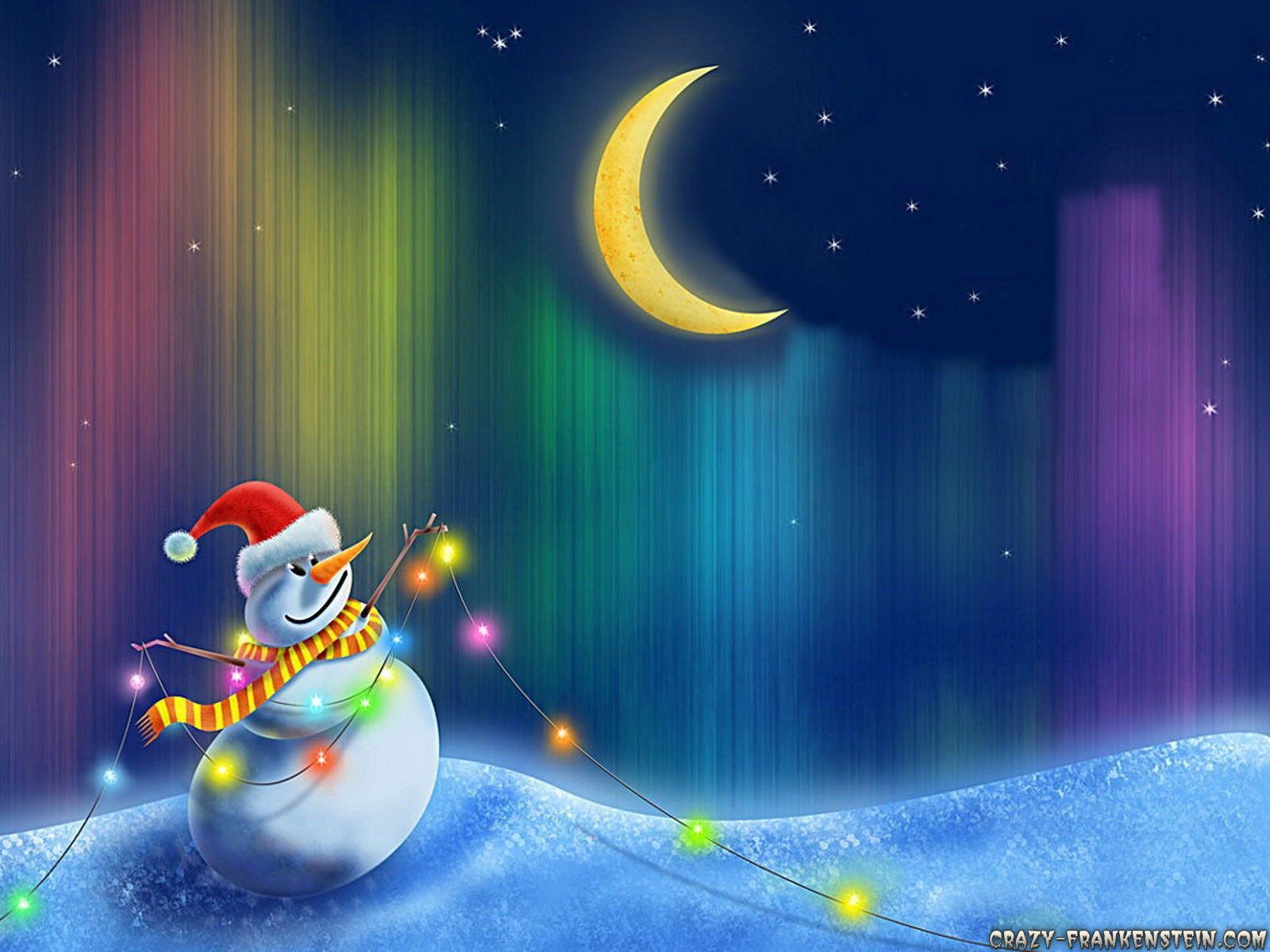 Christmas Snowman wallpaper