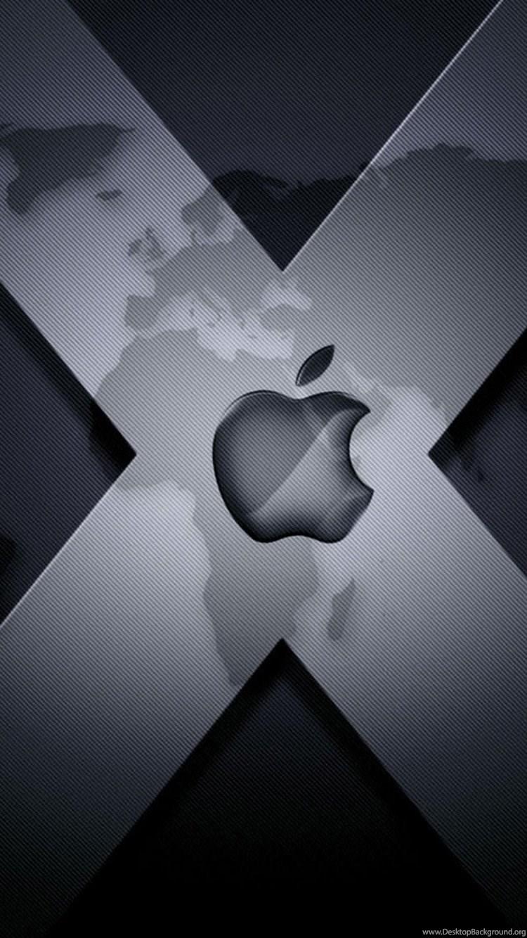 iPhone X Apple Logo Wallpaper & Background