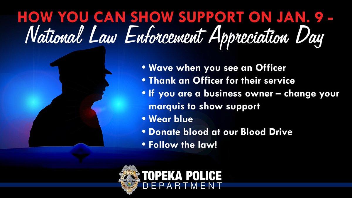 Topeka Police is National Law Enforcement