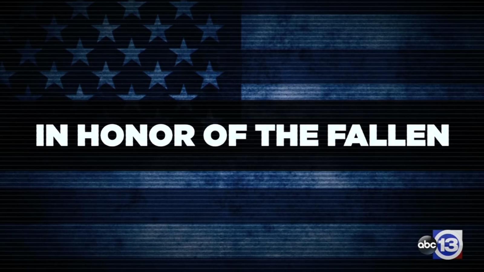 In honor of the fallen