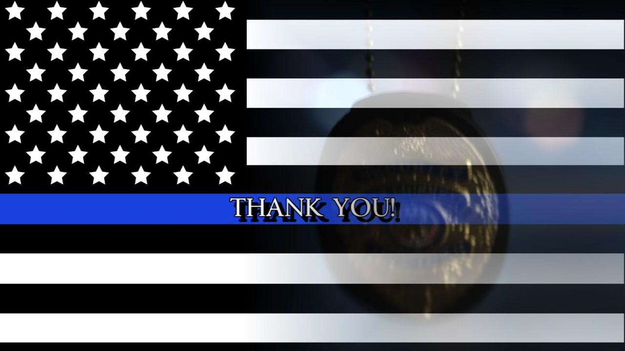 Community thanks officers as part of Law Enforcement