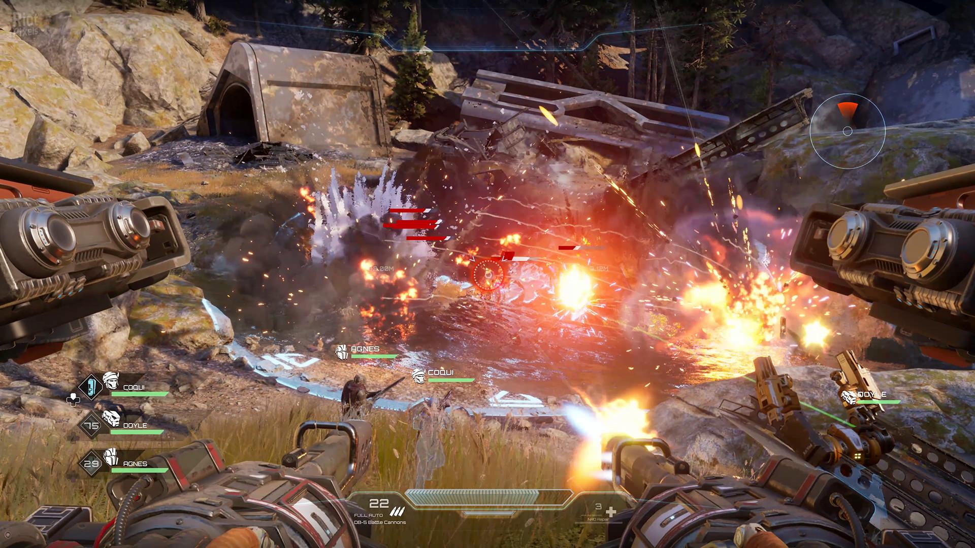 Disintegration screenshots at Riot Pixels, image