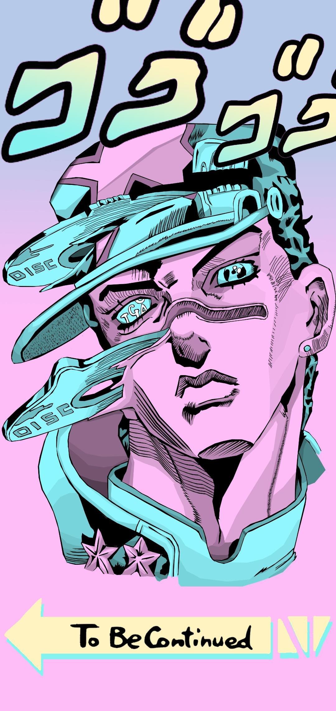 Fanart I made my favorite Jotaro picture into a phone